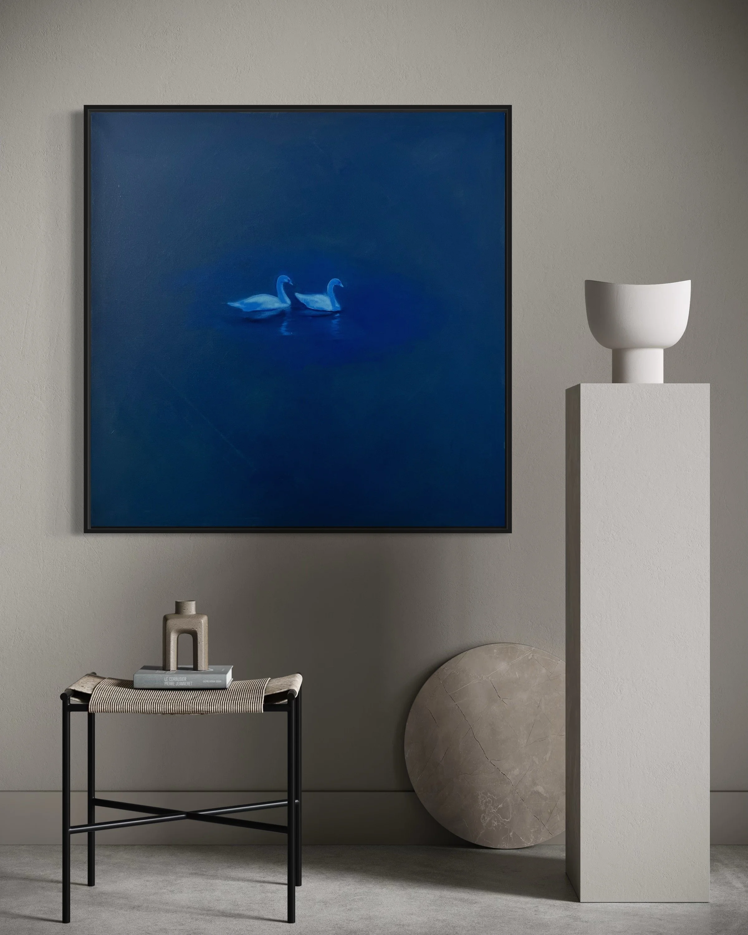 "Night Water" 36x36, Oil On Canvas SOLD