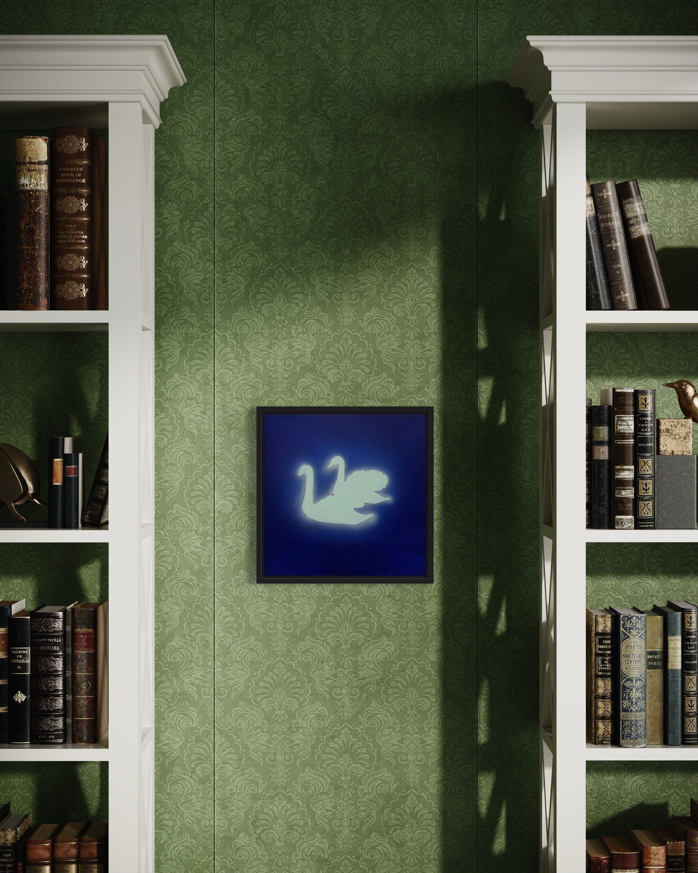 "Odette 2" 12x12 " Acrylic on Wood Panel, SOLD