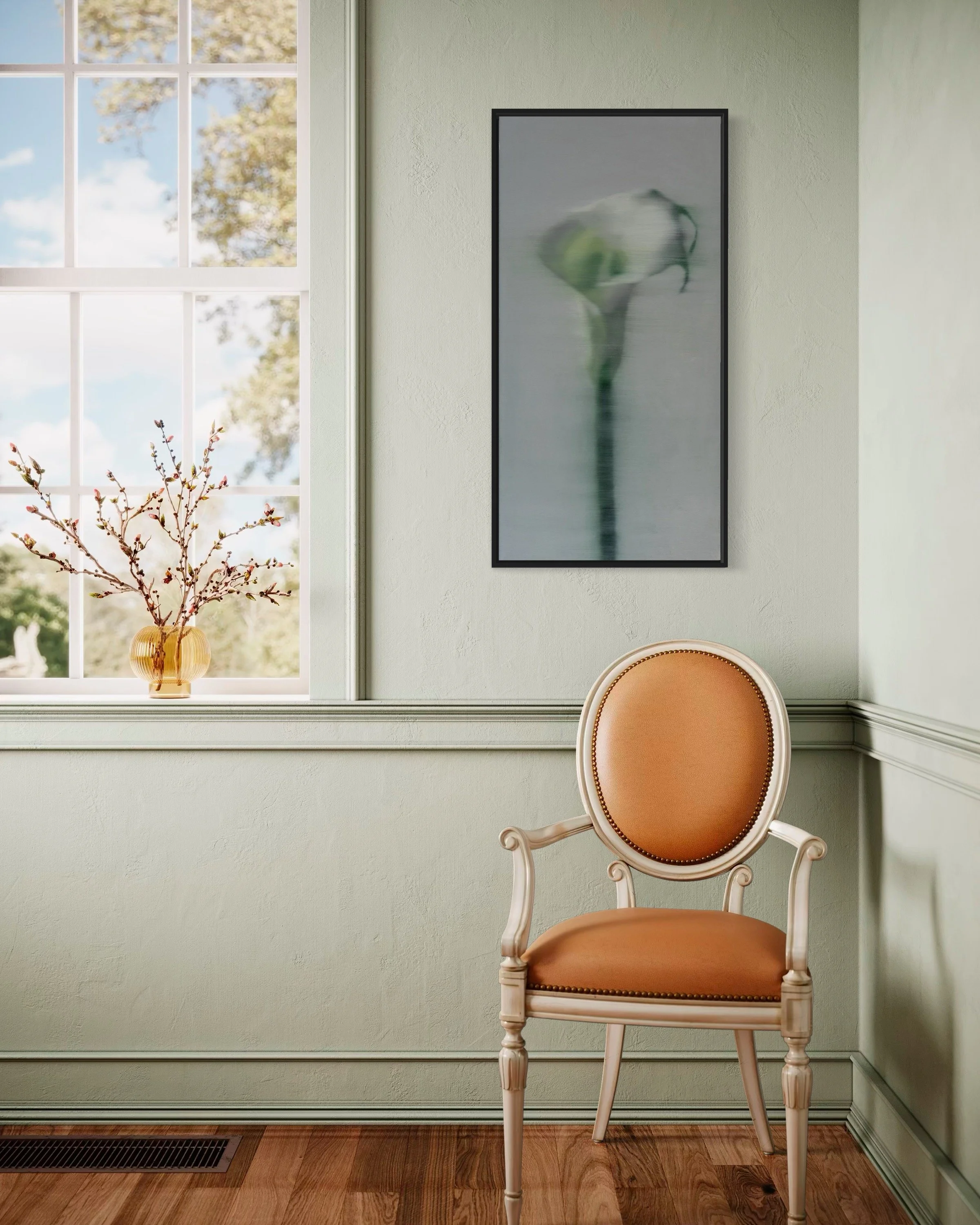 "CALLA 3" 18x36, Oil on Canvas, AVAILABLE