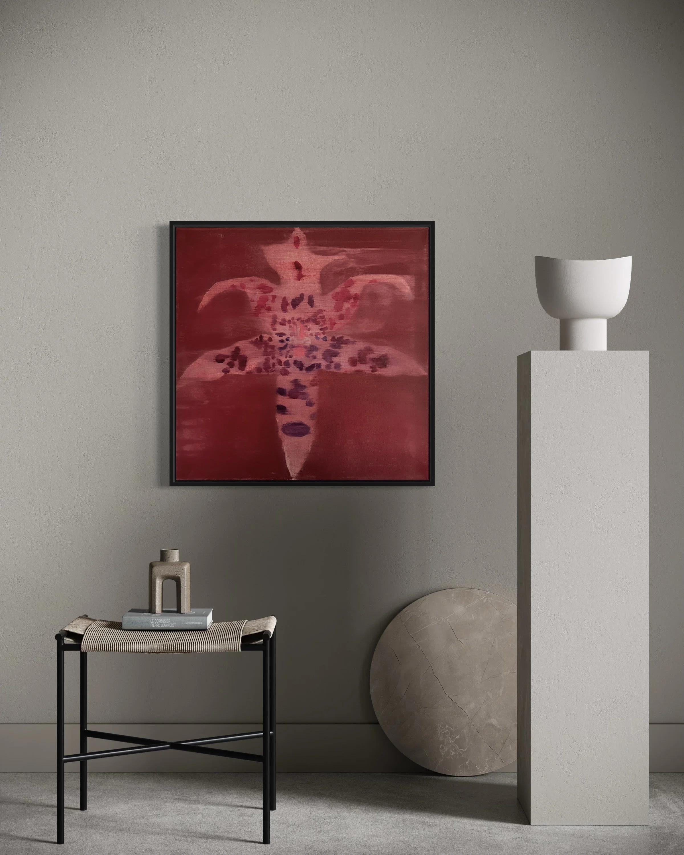 "Orchidaceae 3" 24x24, Oil on Canvas, AVAILABLE