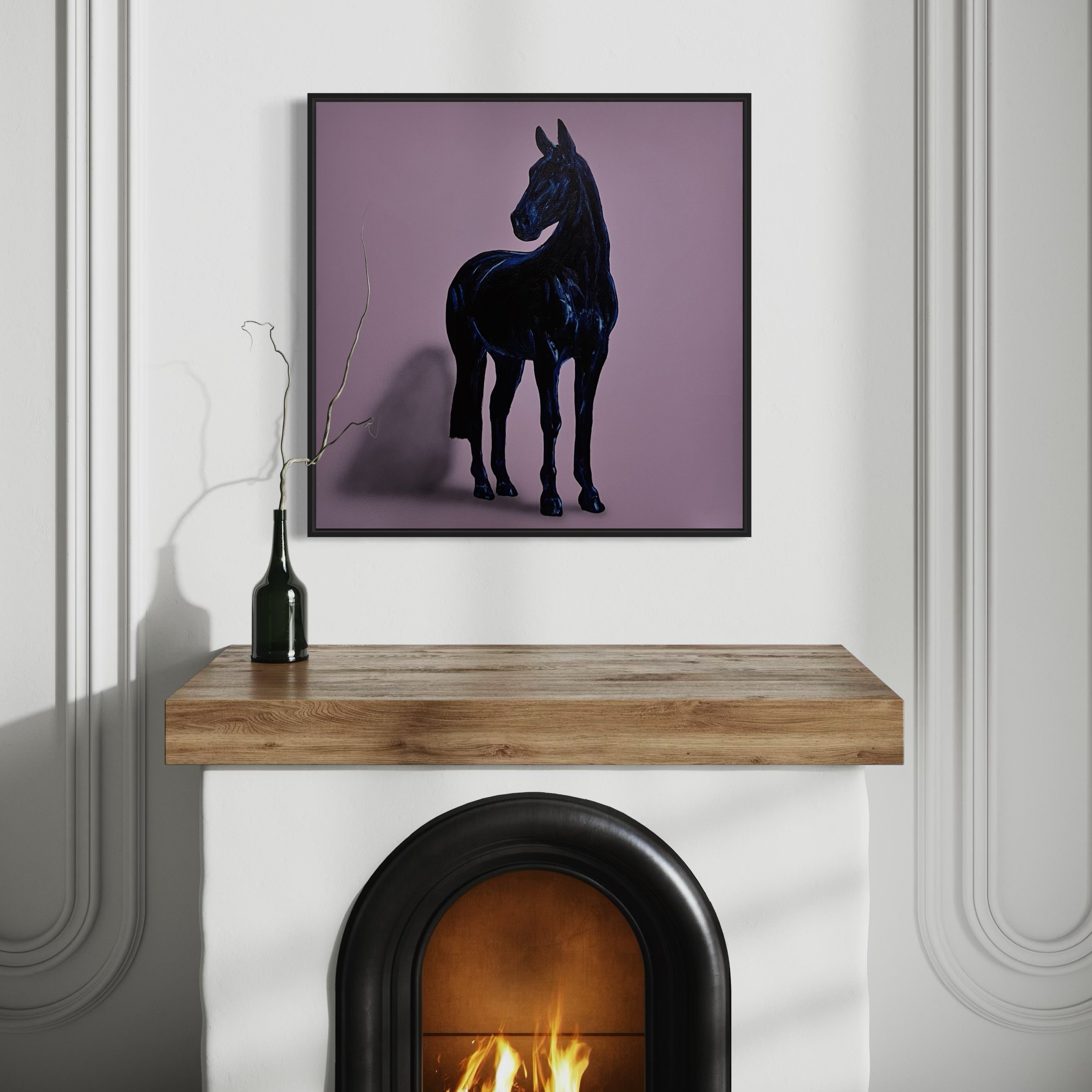 "Year of the Horse 9" 30x30, Oil on Canvas, AVAILABLE