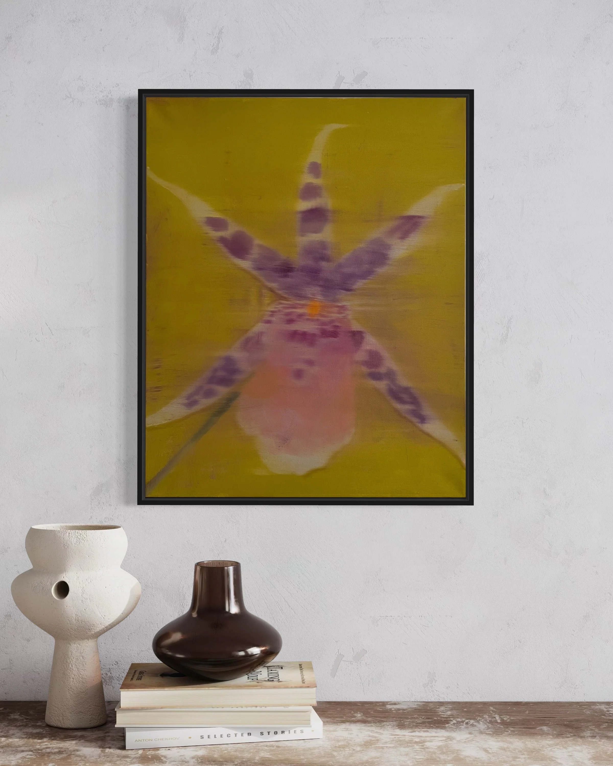 "Orchidaceae 6" 24x30, Oil on Canvas, SOLD