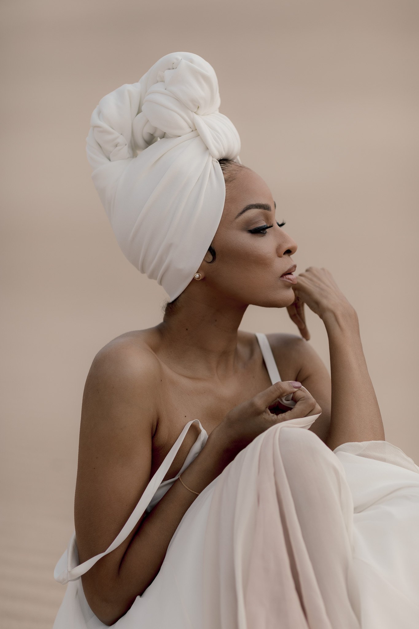 Bride portrait with natural light