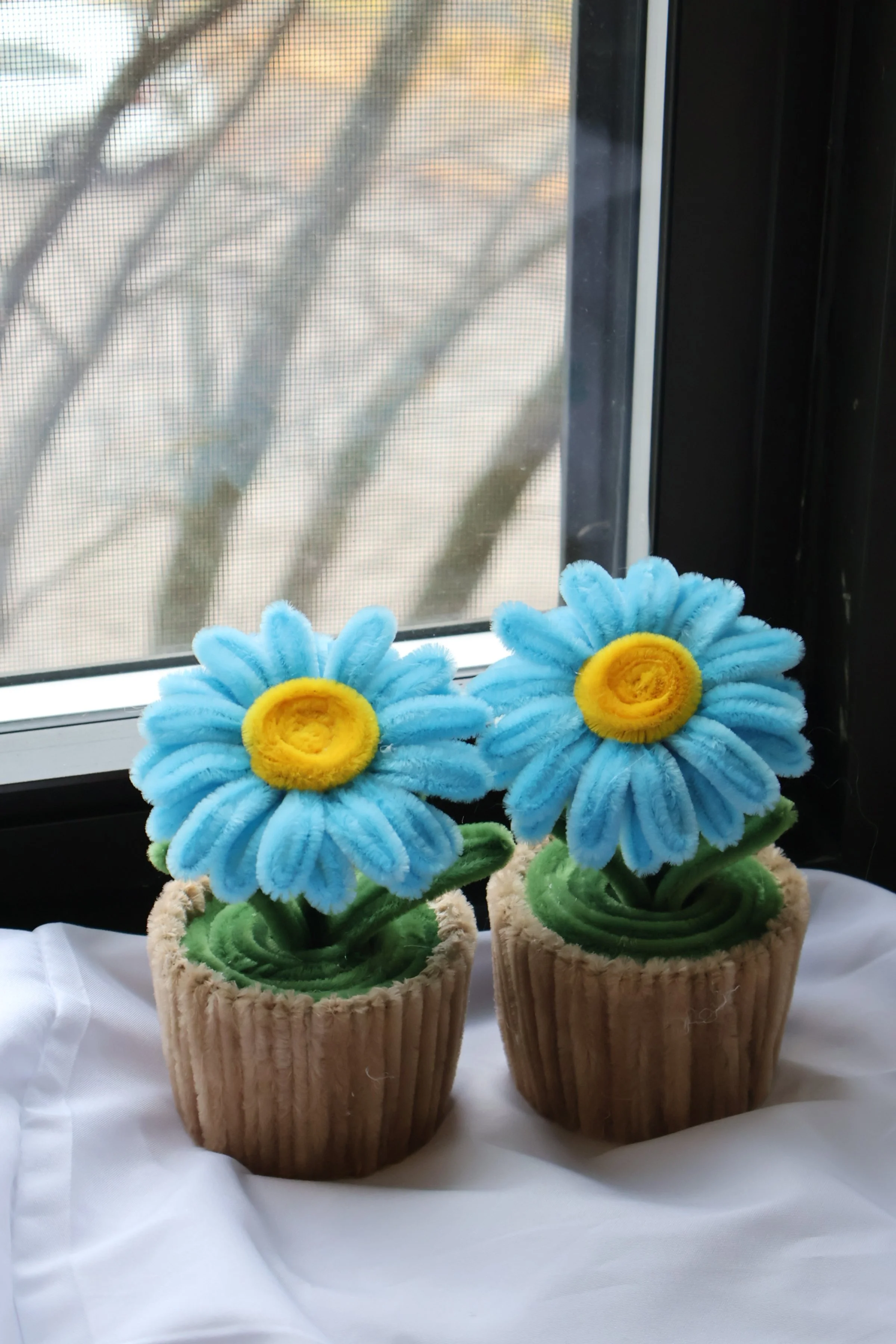 Blue Daisy Flower Pot  (1).JPG