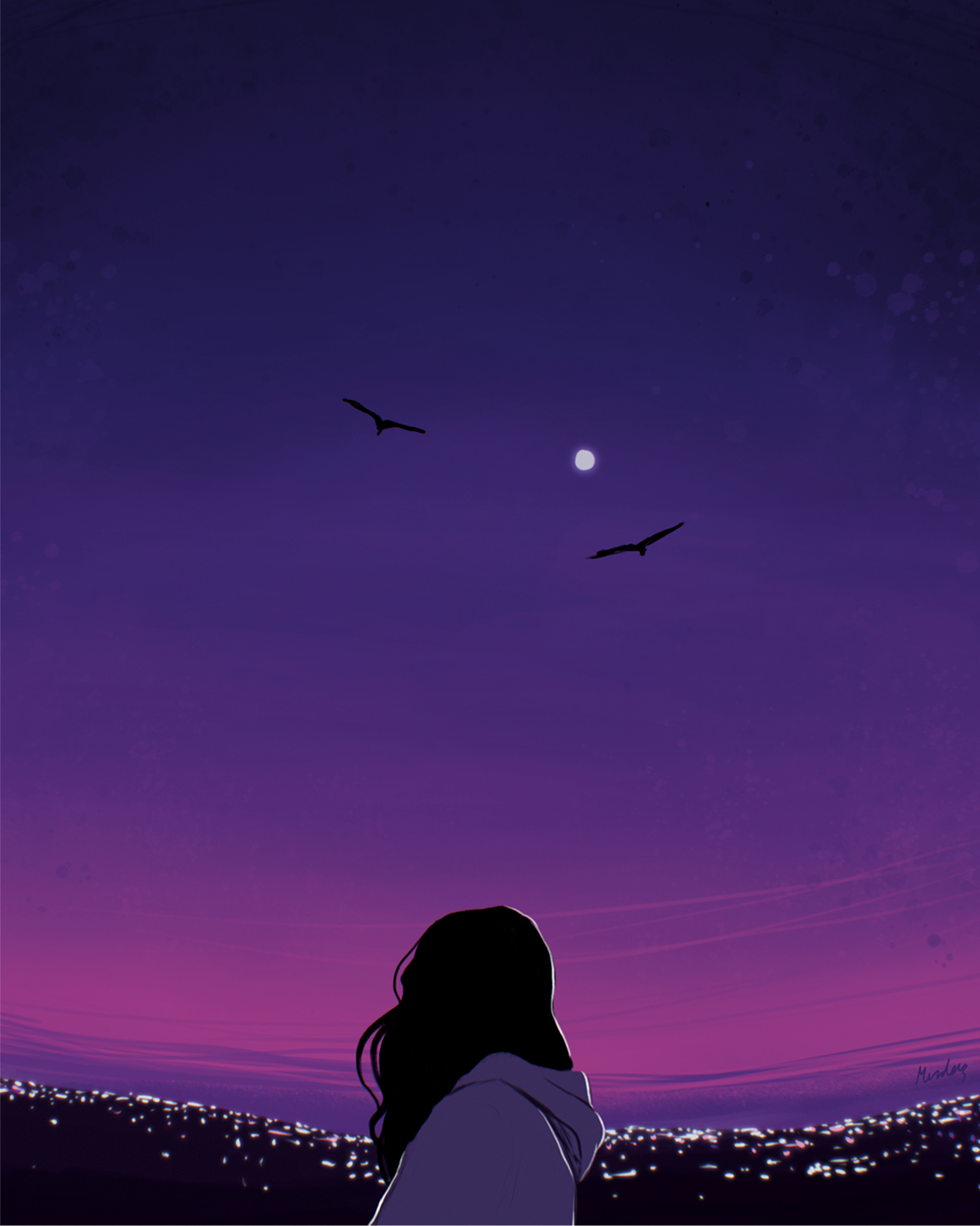 MOON CITY - ART PRINT