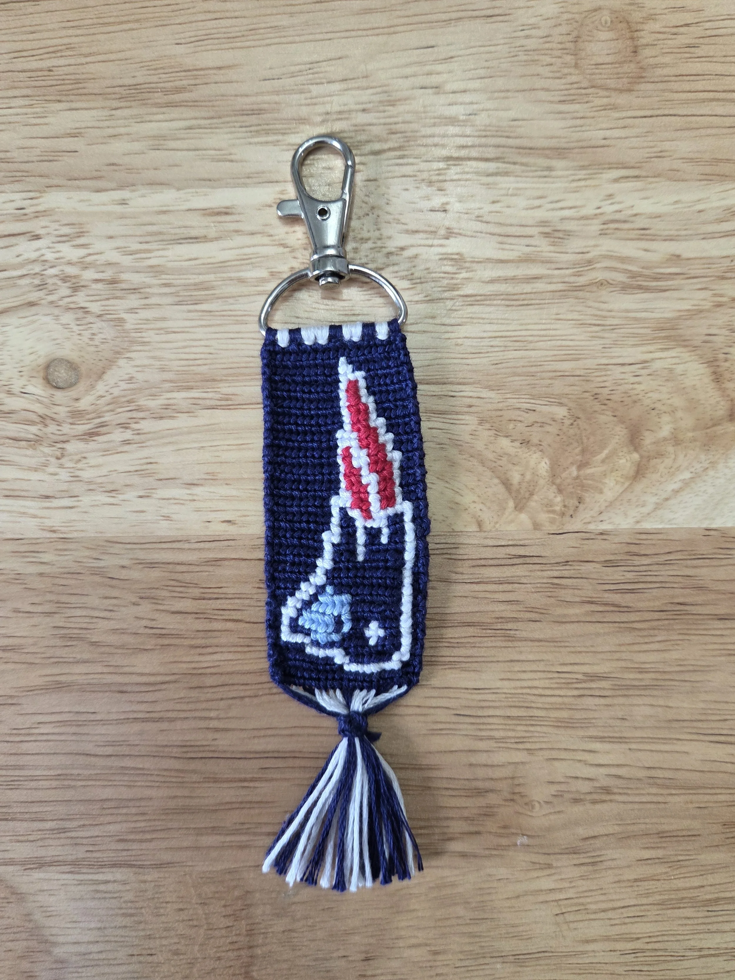 Football Keychain- New England Patriots 1.jpg