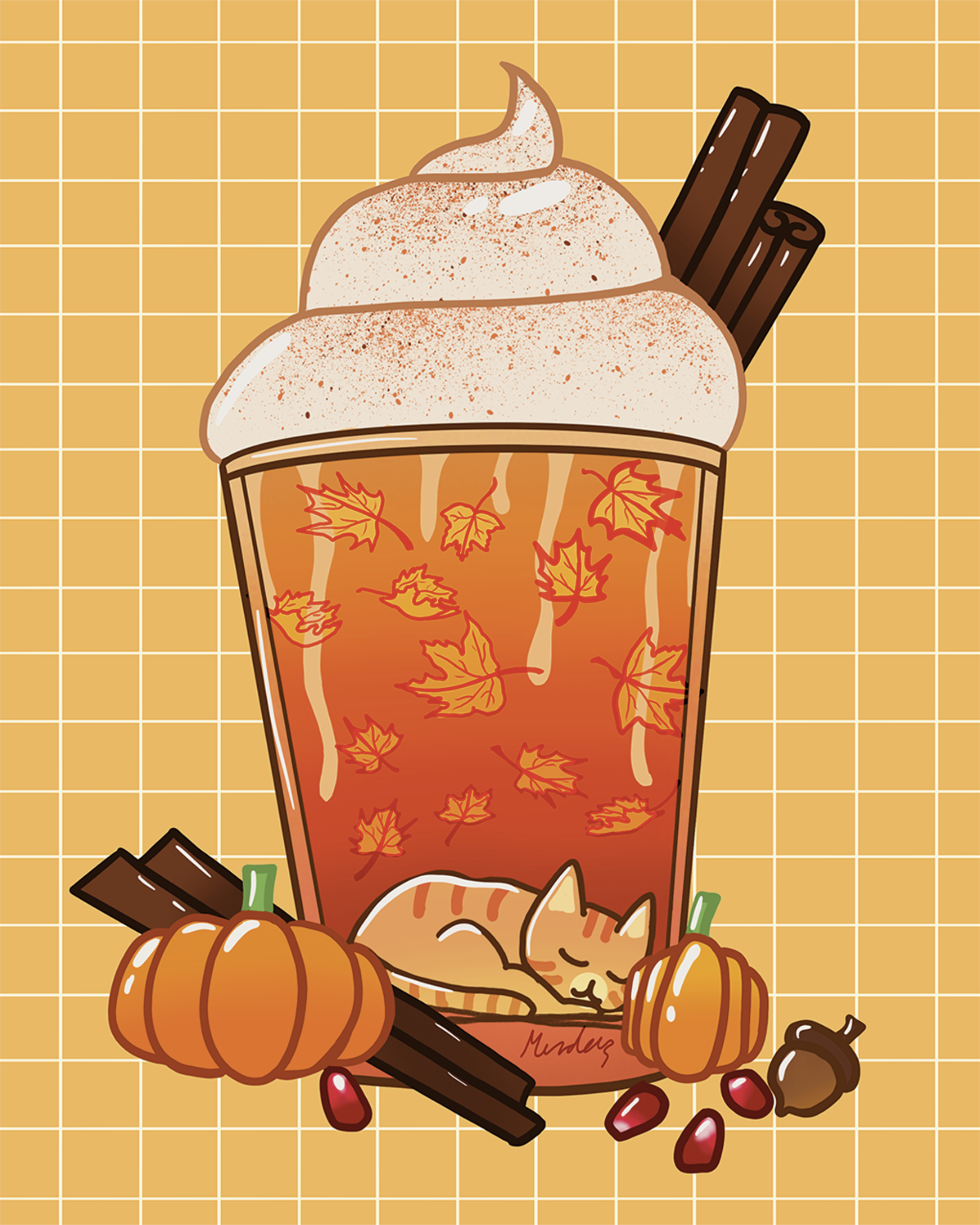 PUMPKIN SPICE - ART PRINT