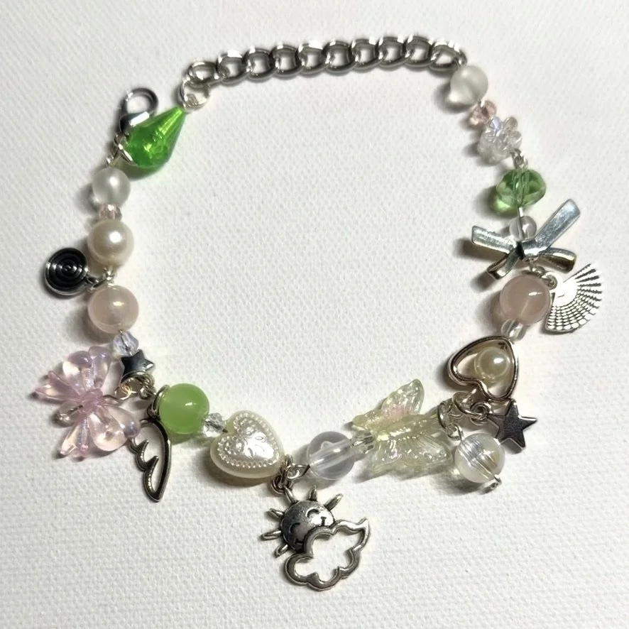 SUNNY GREEN CHARM BRACELET