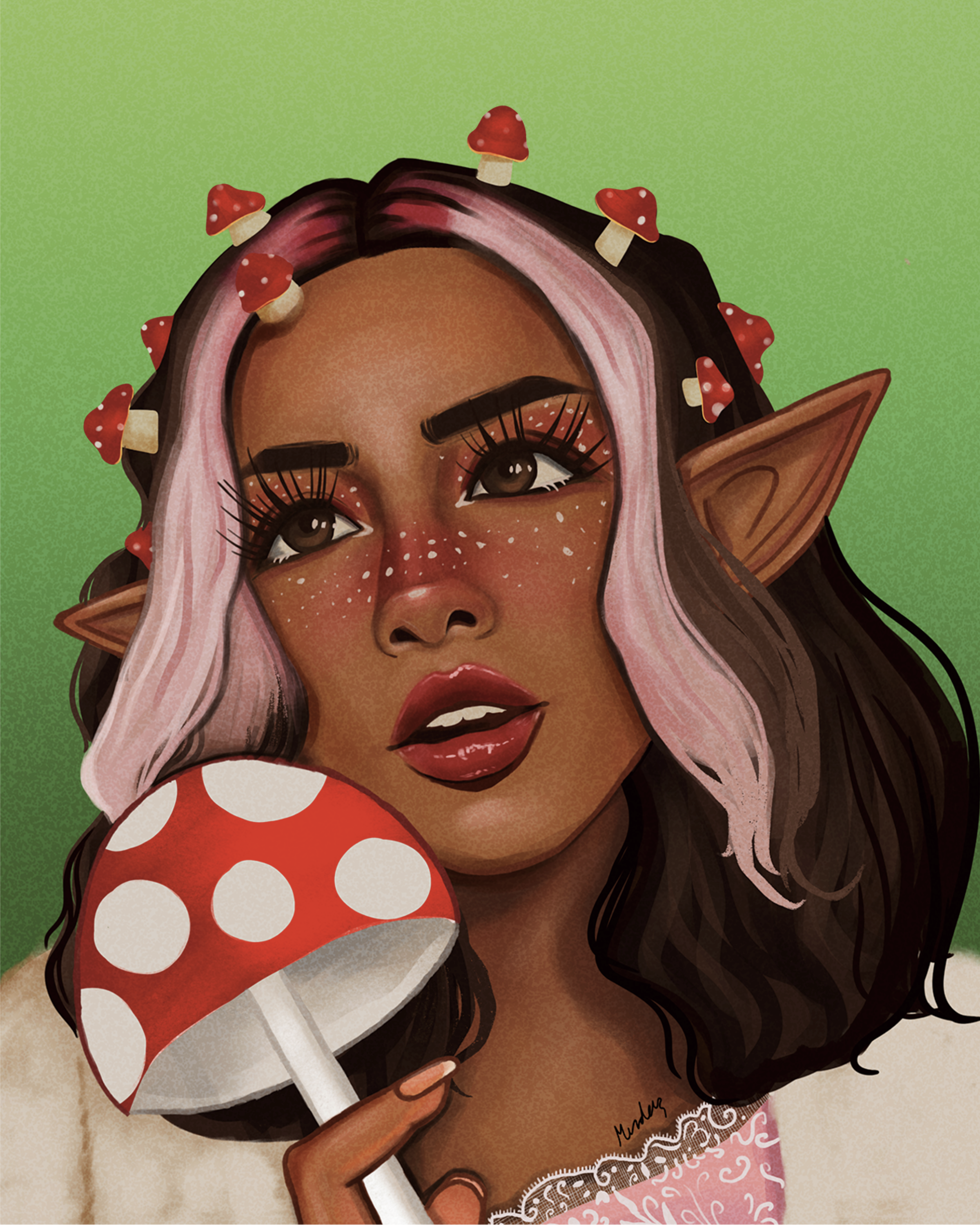 MUSHROOM - ART PRINT