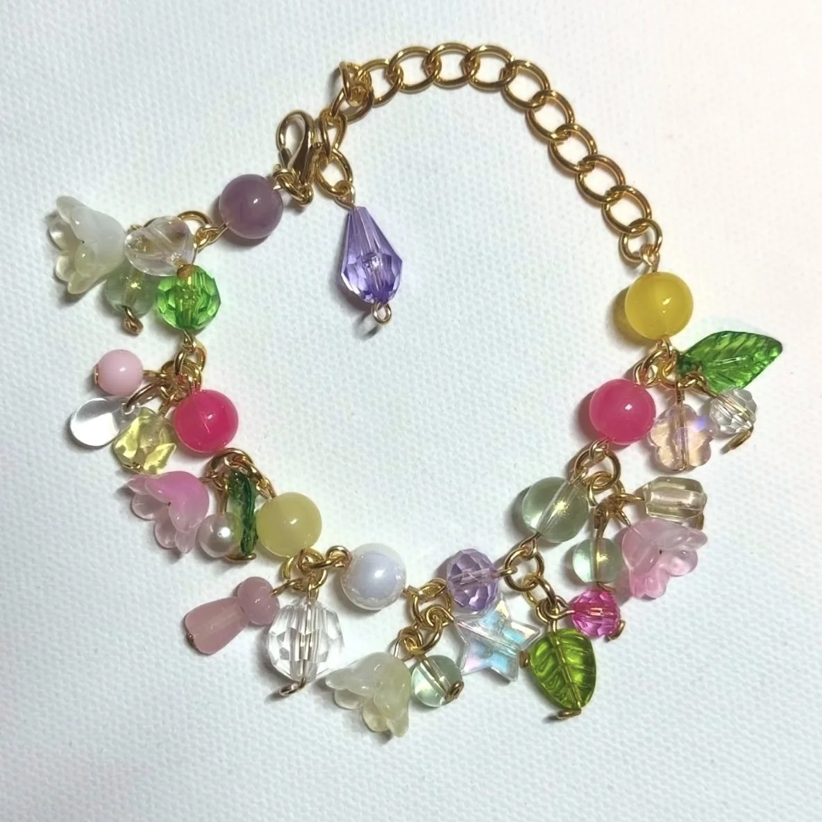 LOADED GARDEN CHARM BRACELET