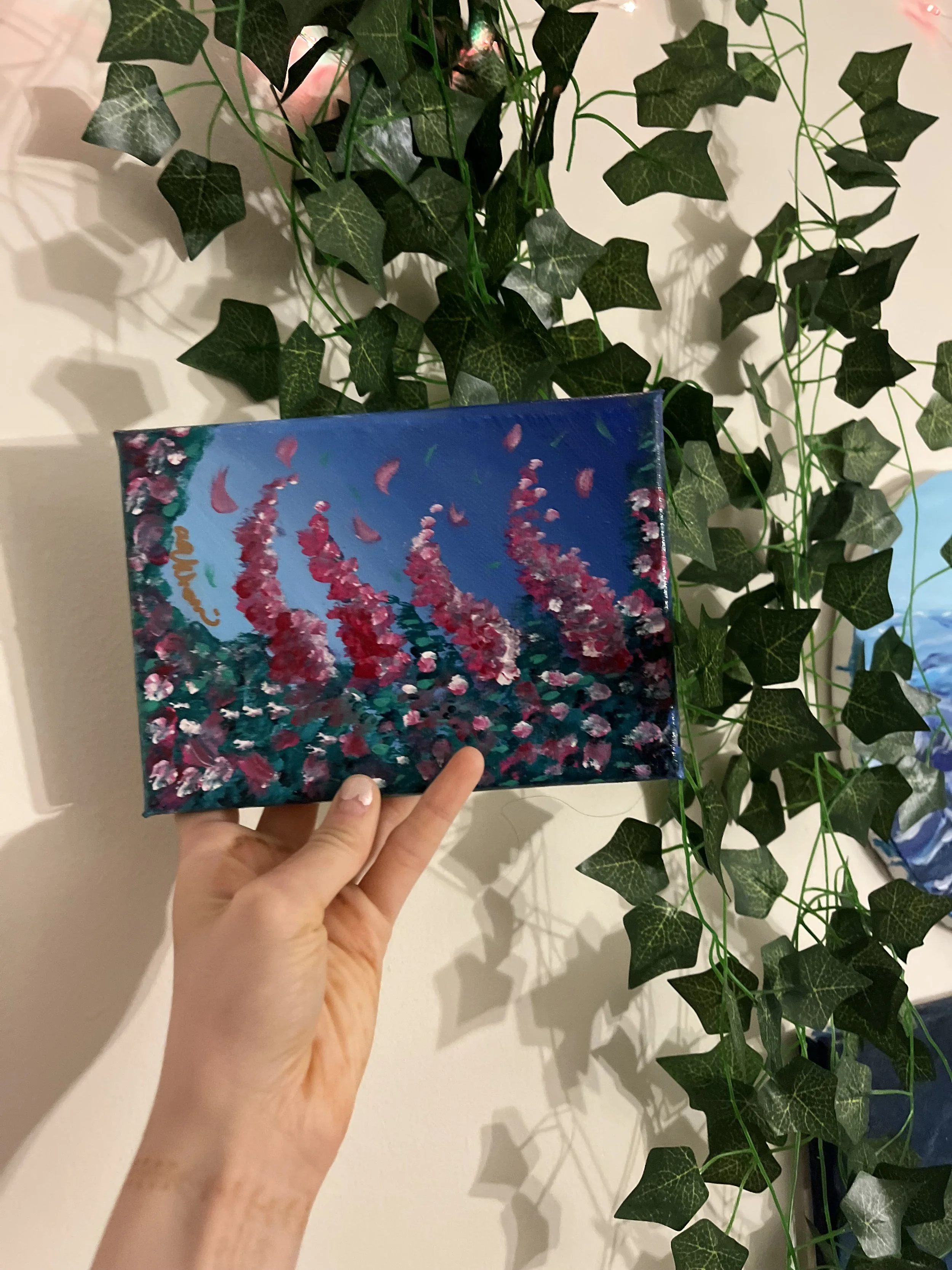 Floating in Pink Wisterias (Mini Canvas).jpeg