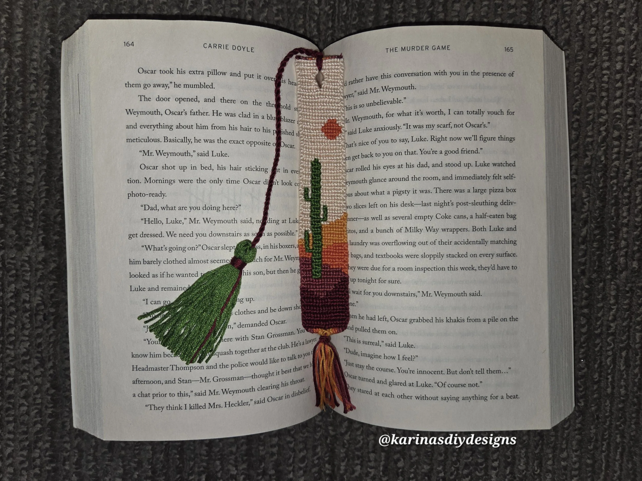 SUNSET DESERT BOOKMARK
