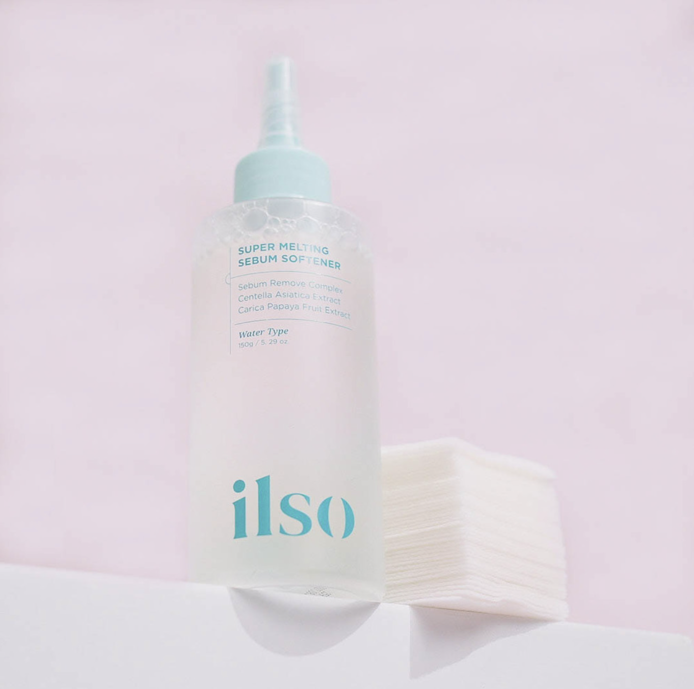ILSO SUPER MELTING SEBUM SOFTENER 150ML SPECIAL SET (SPECIAL GIFT: COTTON PAD 40PC)
