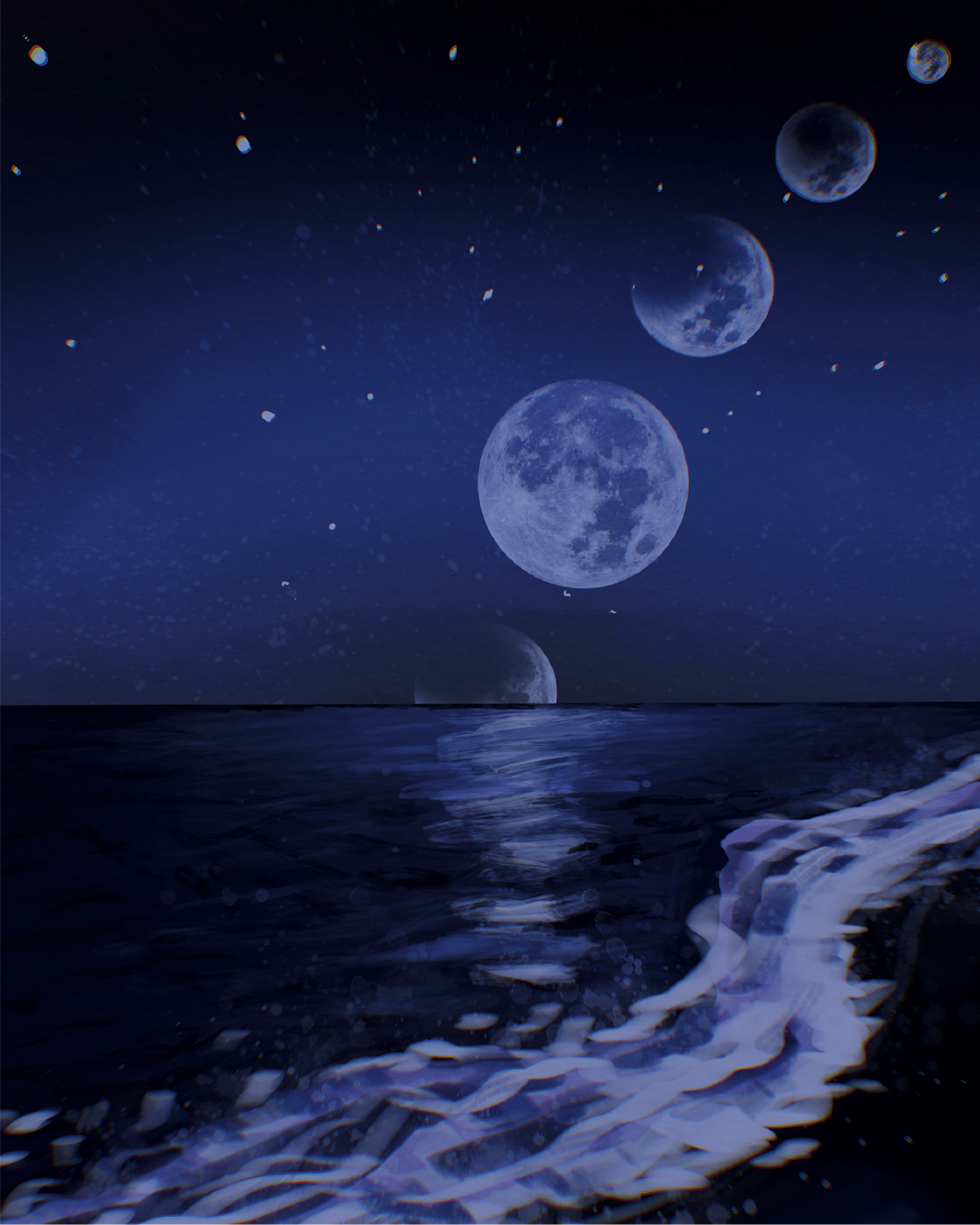 MOONLIGHT - ART PRINT