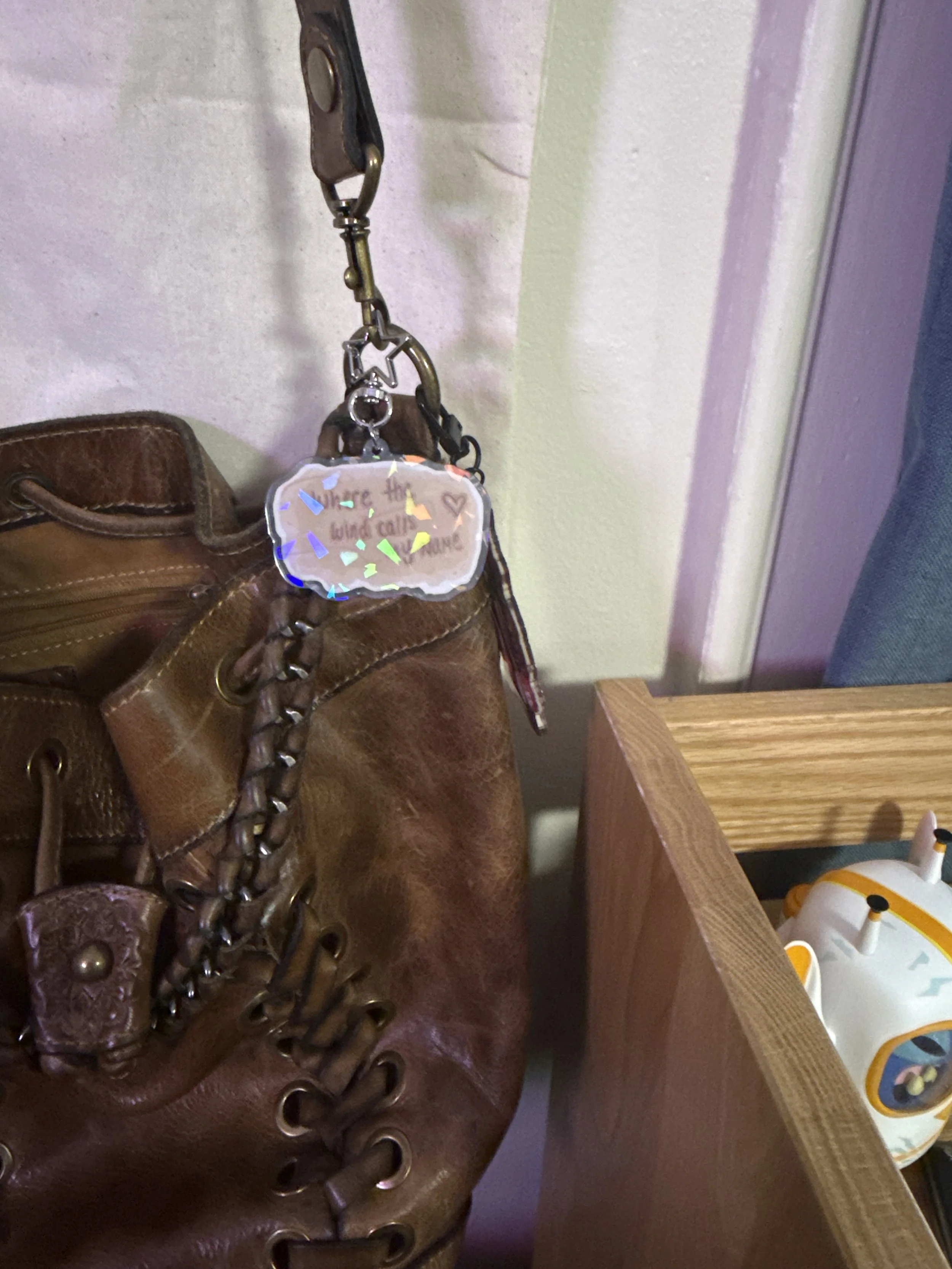 WRITING IN THE SAND - KEYCHAIN