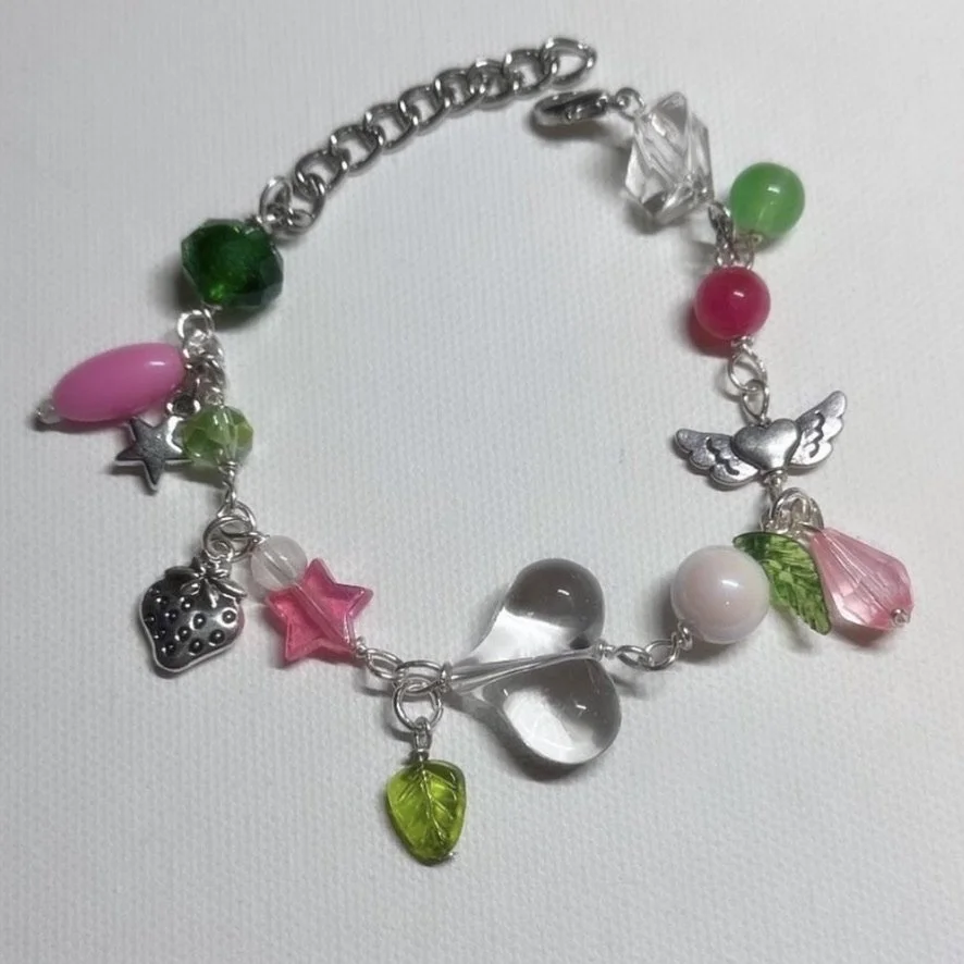 HEART FAIRY CHARM BRACELET