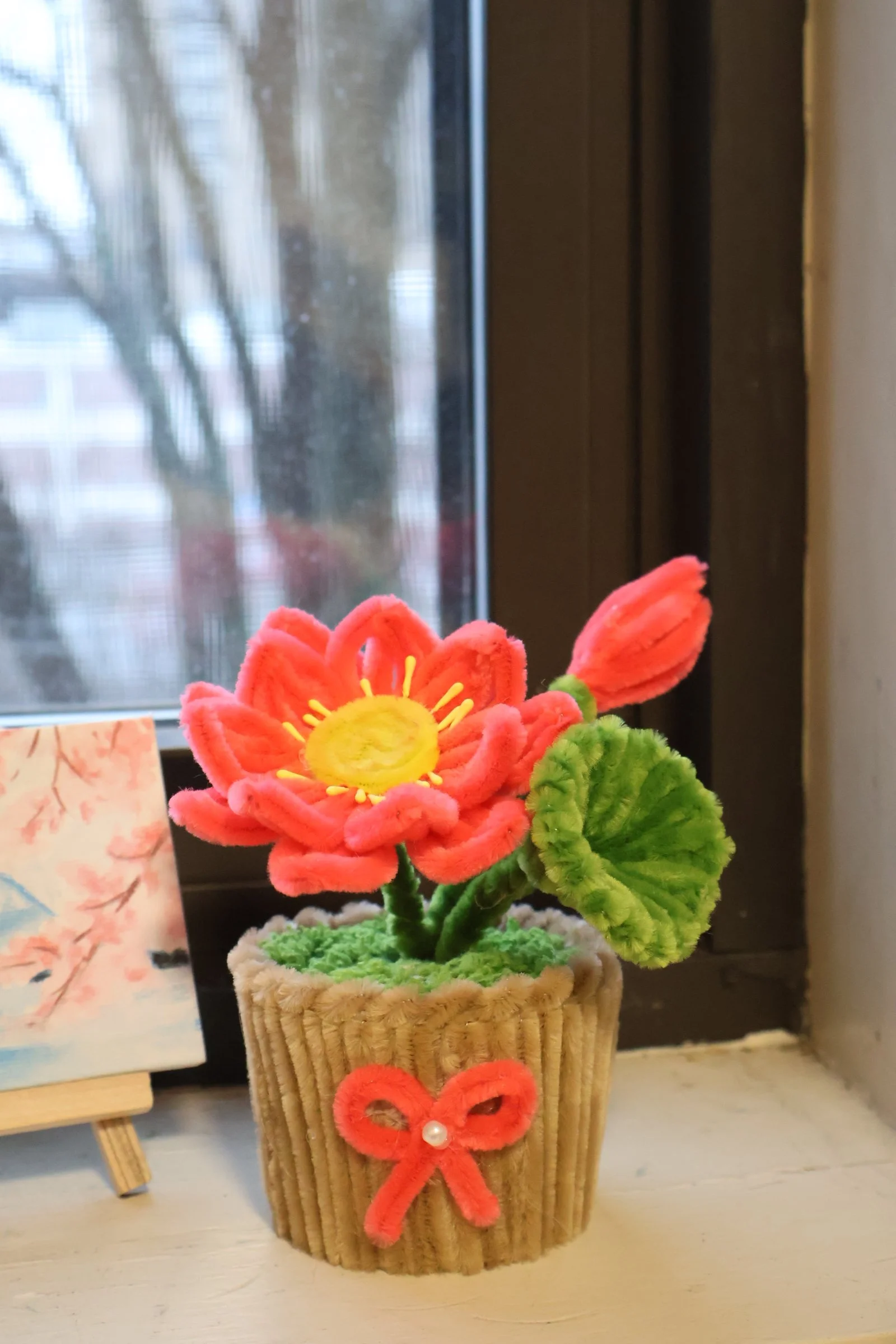 lotus flower beige base w grass.JPG