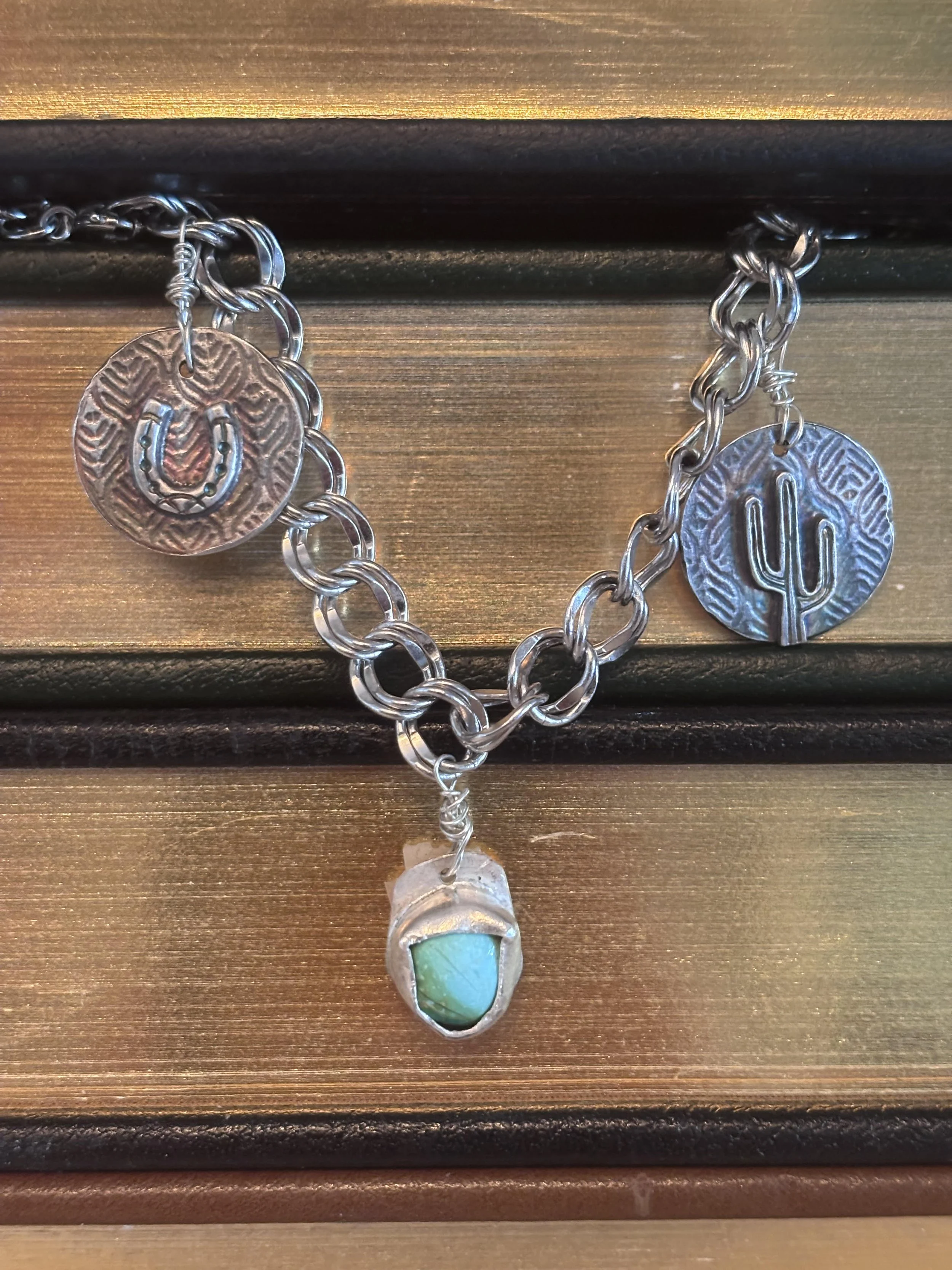 Sonoran Shield bracelet with Sonoran Turquoise