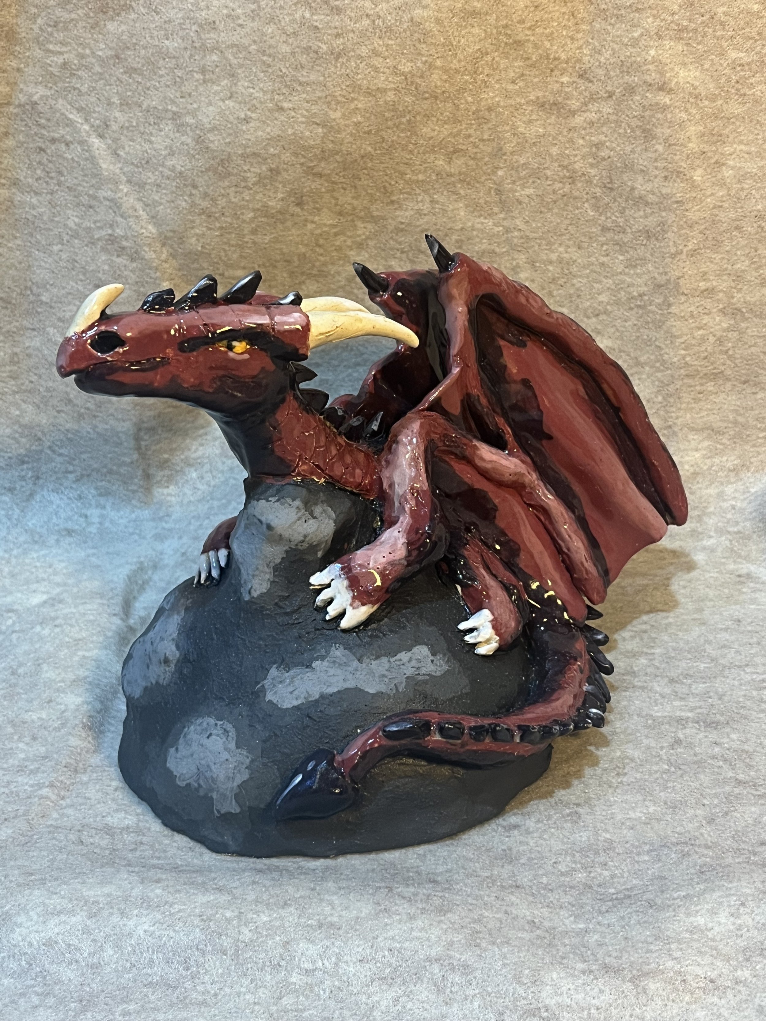 Red Dragon Incense Burner