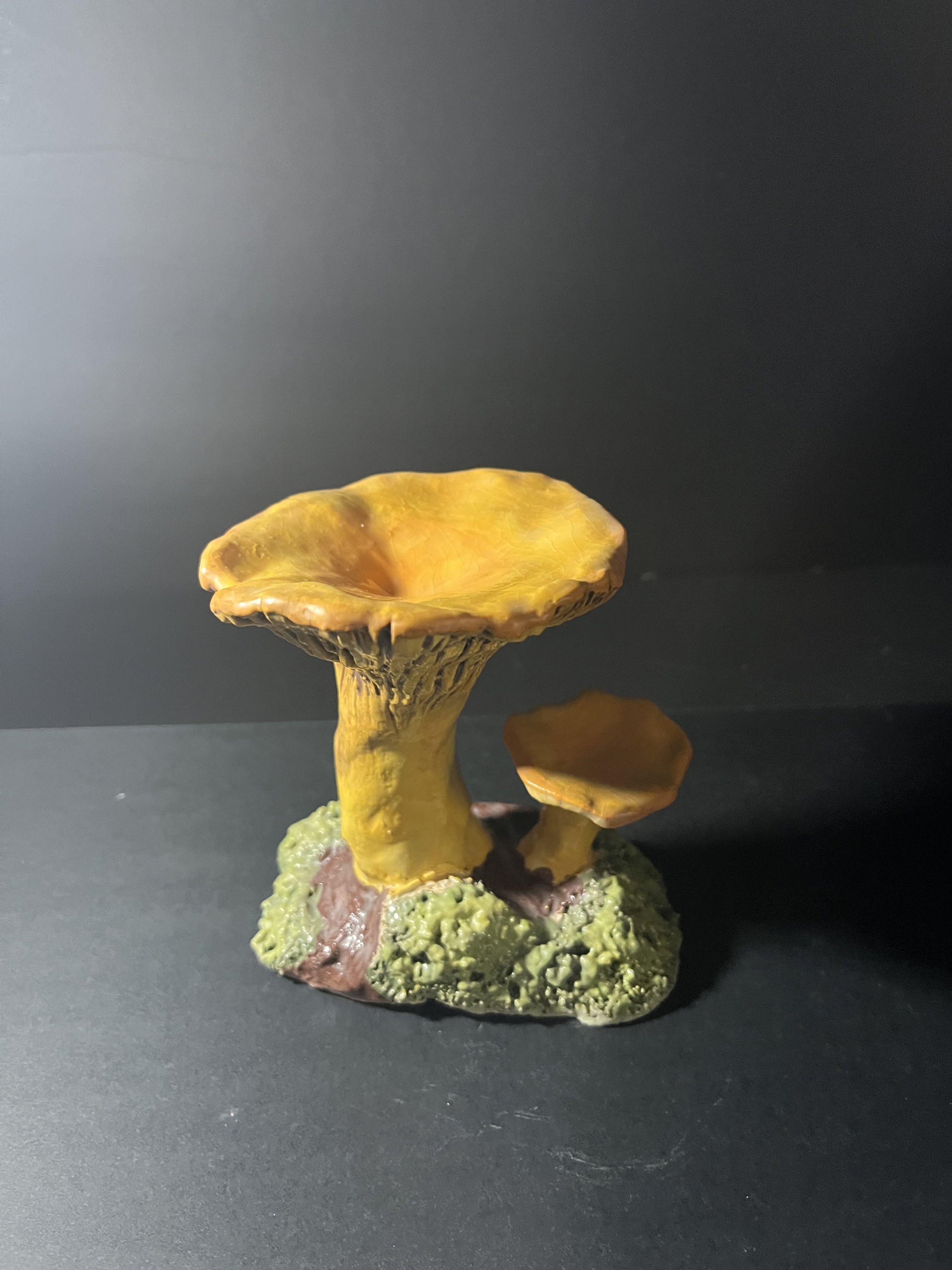 Chanterelle Mushroom Sculpture