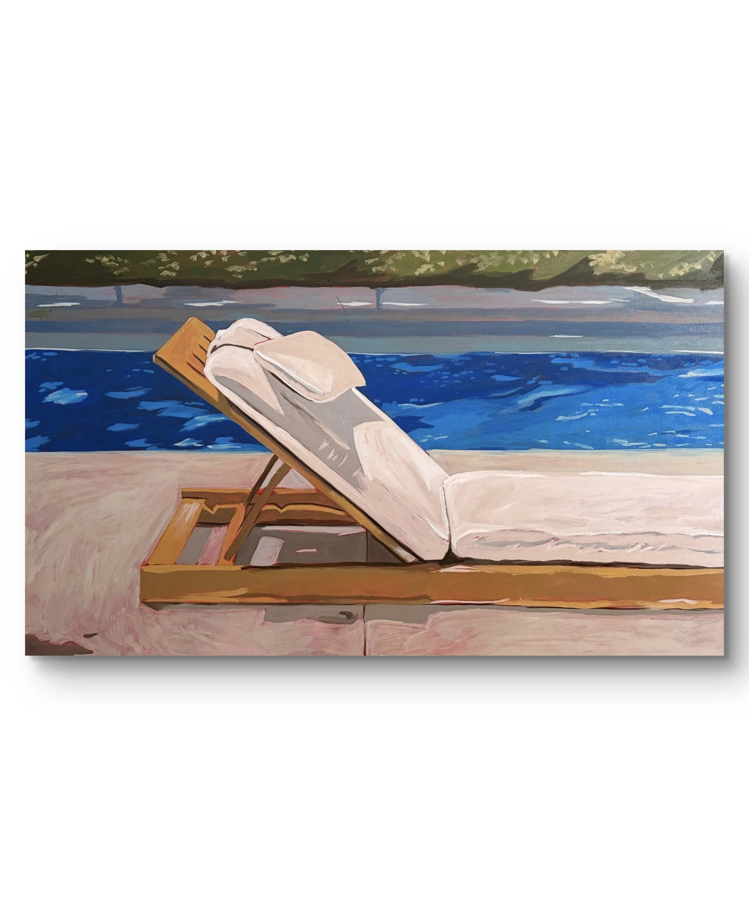 recline, 36 x 60", oil on canvas