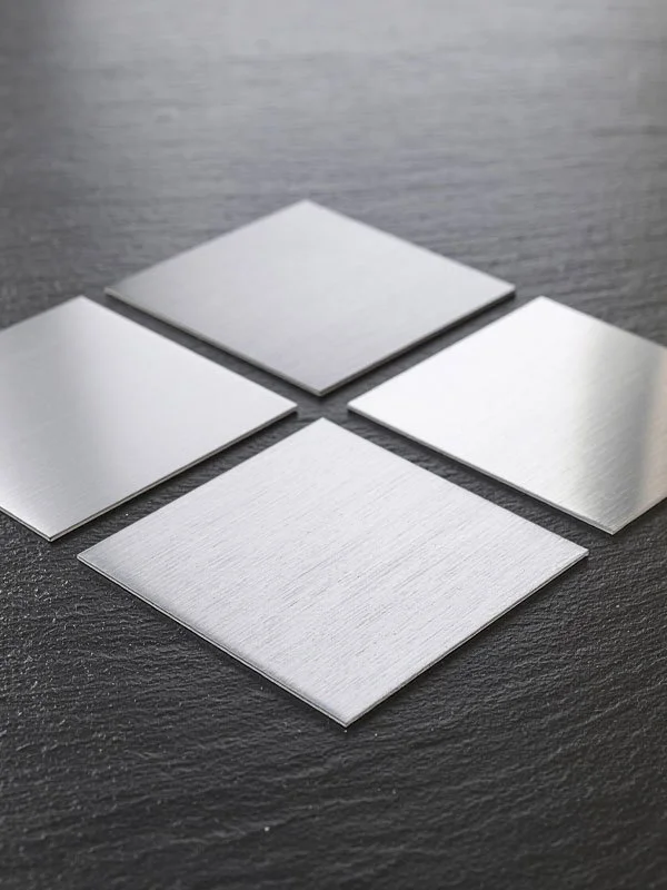 Tipos de acabado en láminas de acero inoxidable y sus usos