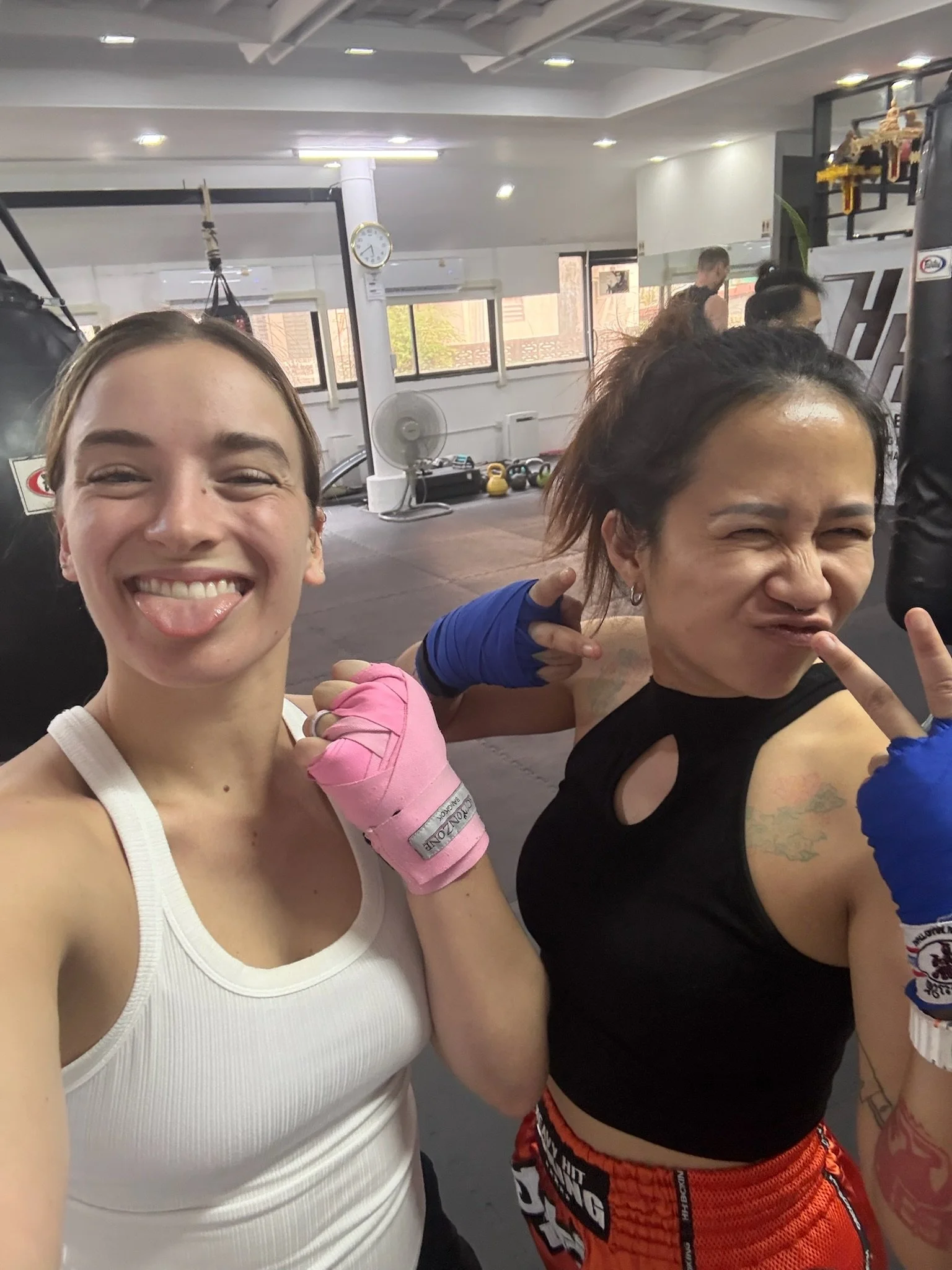 alyssa and nana muay thai.JPG
