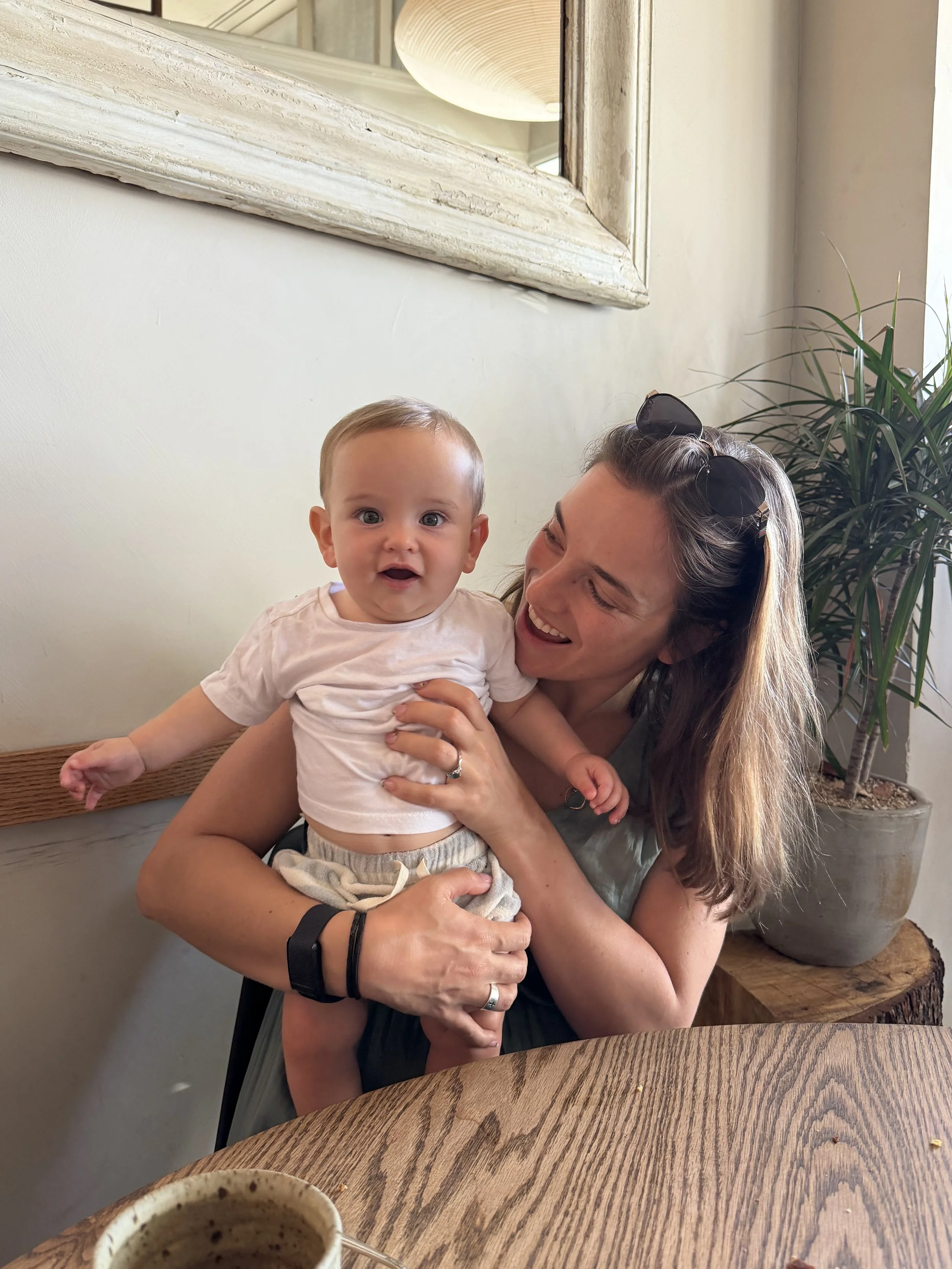 Alyssa meeting her nephew for the first time!