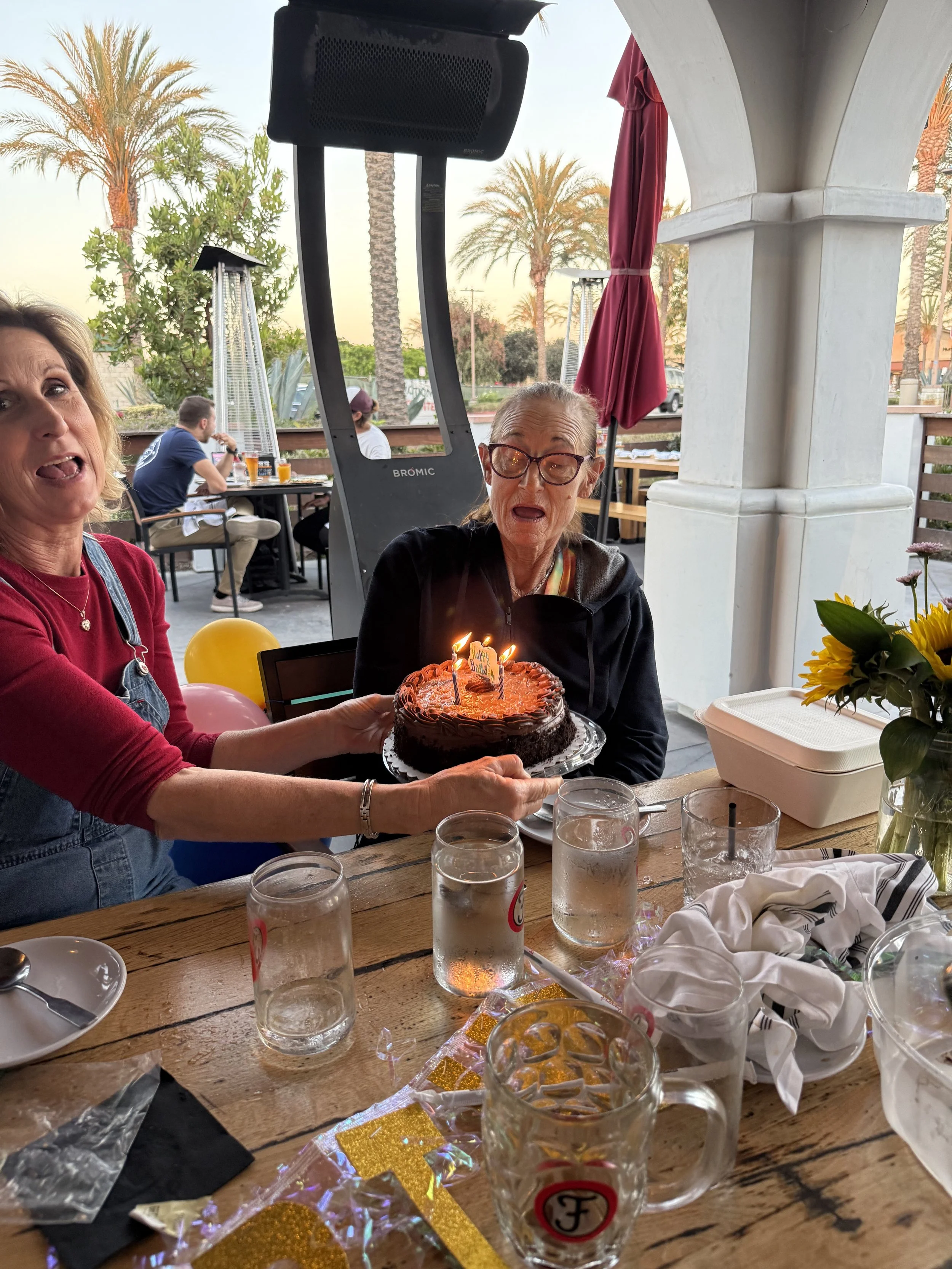 Birthday party for my Aunt living in So Cal