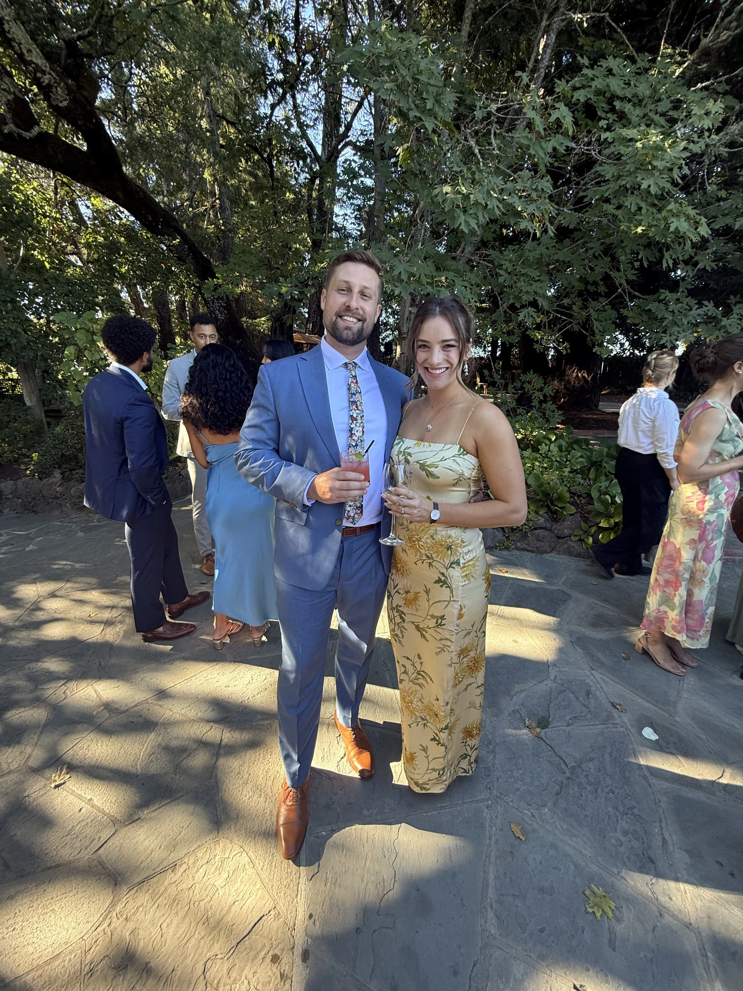 At another wedding for Alyssa's close friend- the very next day!
