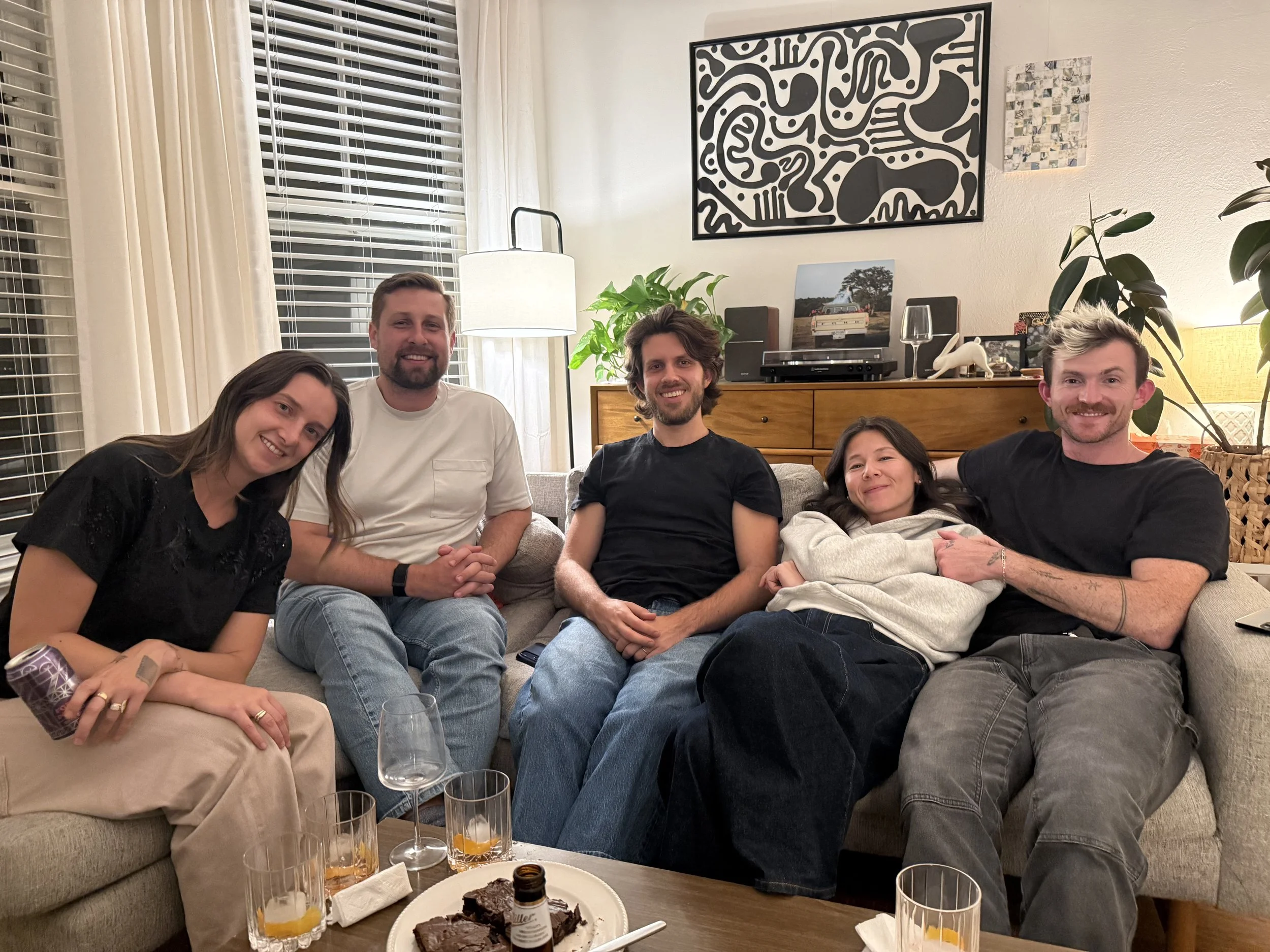 Dinner with close friends in San Francisco