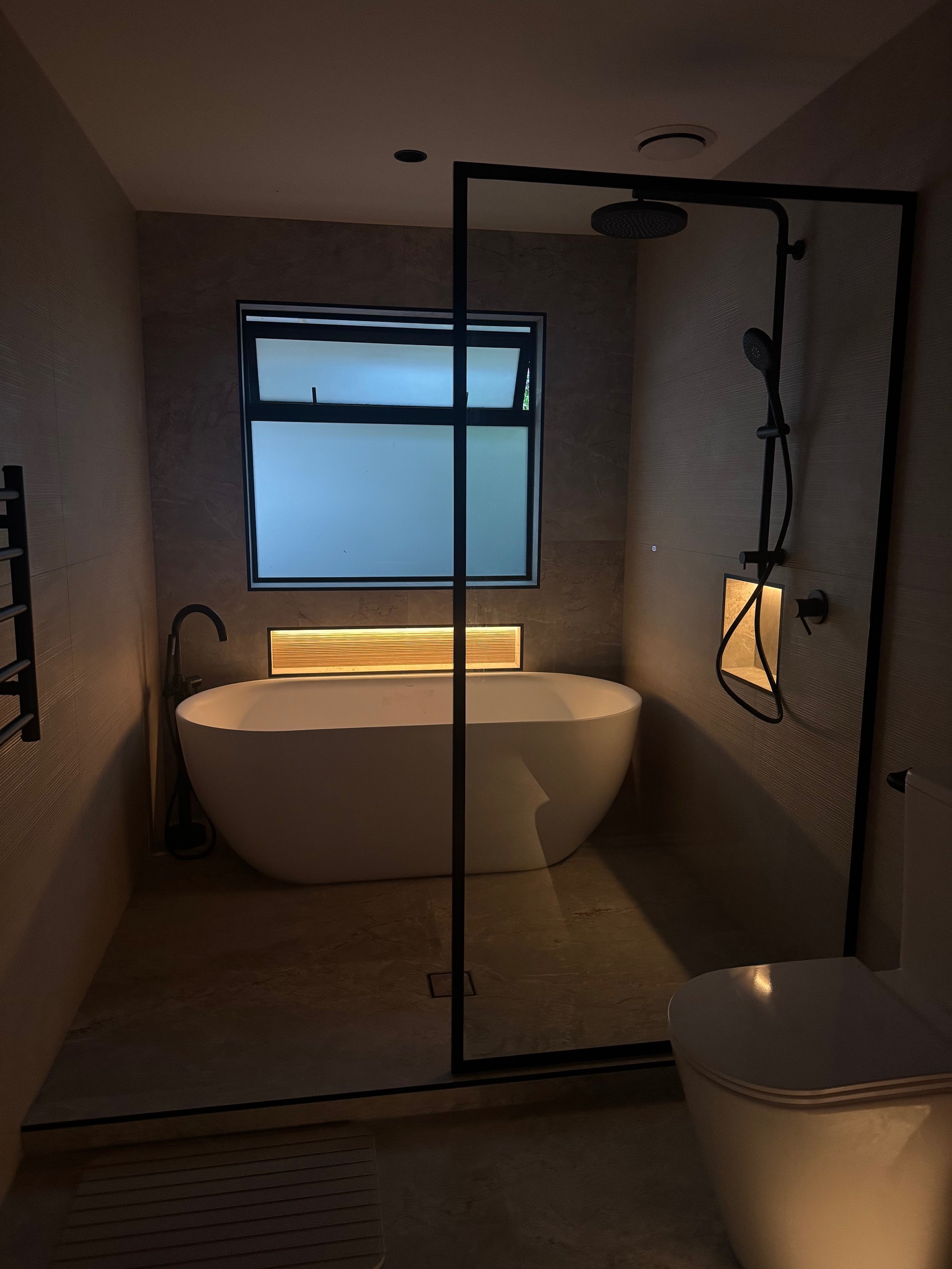 New bath and wet area shower