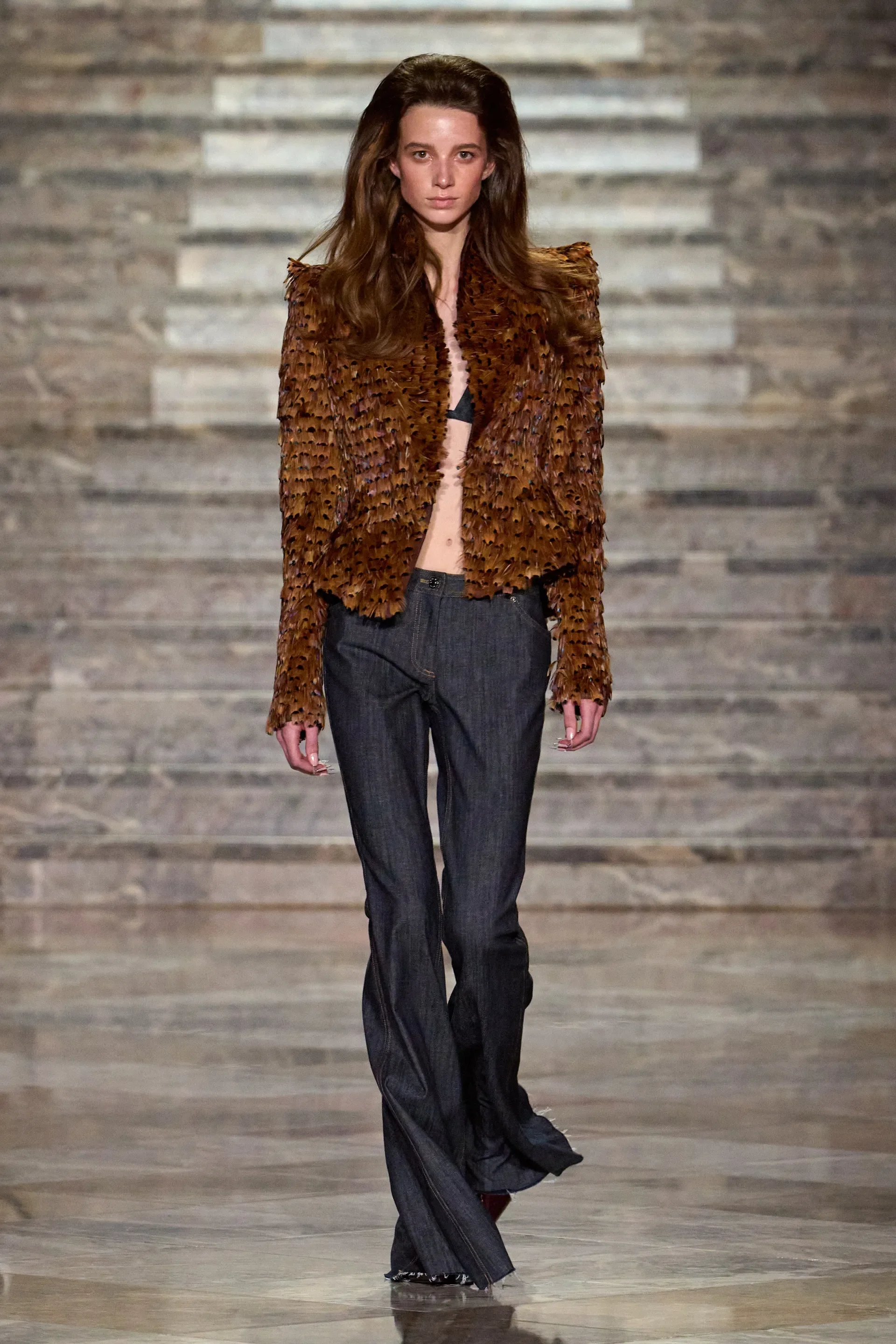 LaQuan Smith SS27 Look 20 Flared Jeans