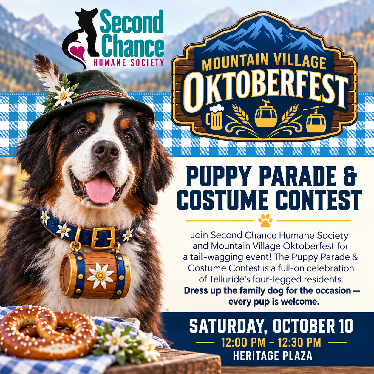 Mountain Village Oktoberfest- Puppy Parade and Costume Contest