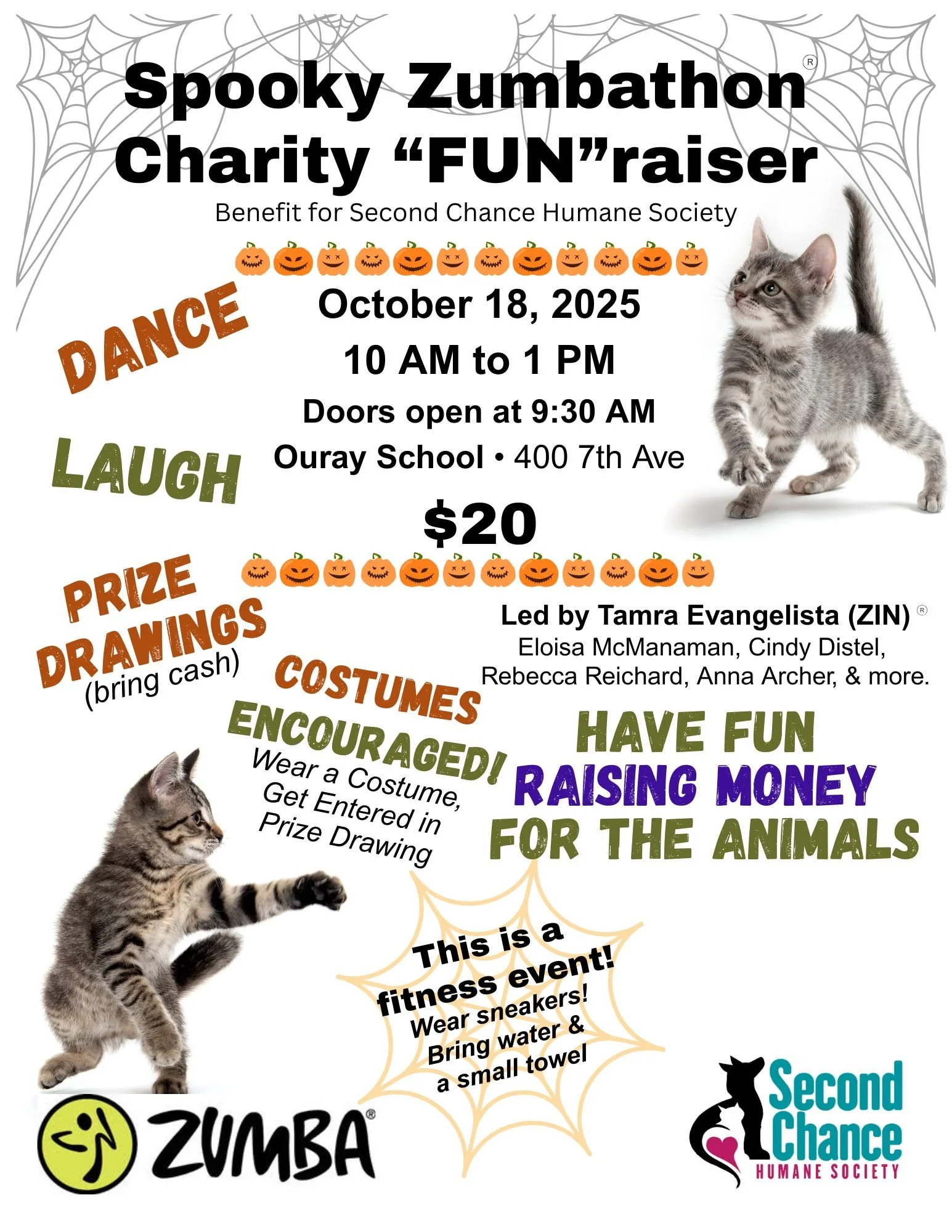 Spooky Zumbathon Charity "FUN" raiser