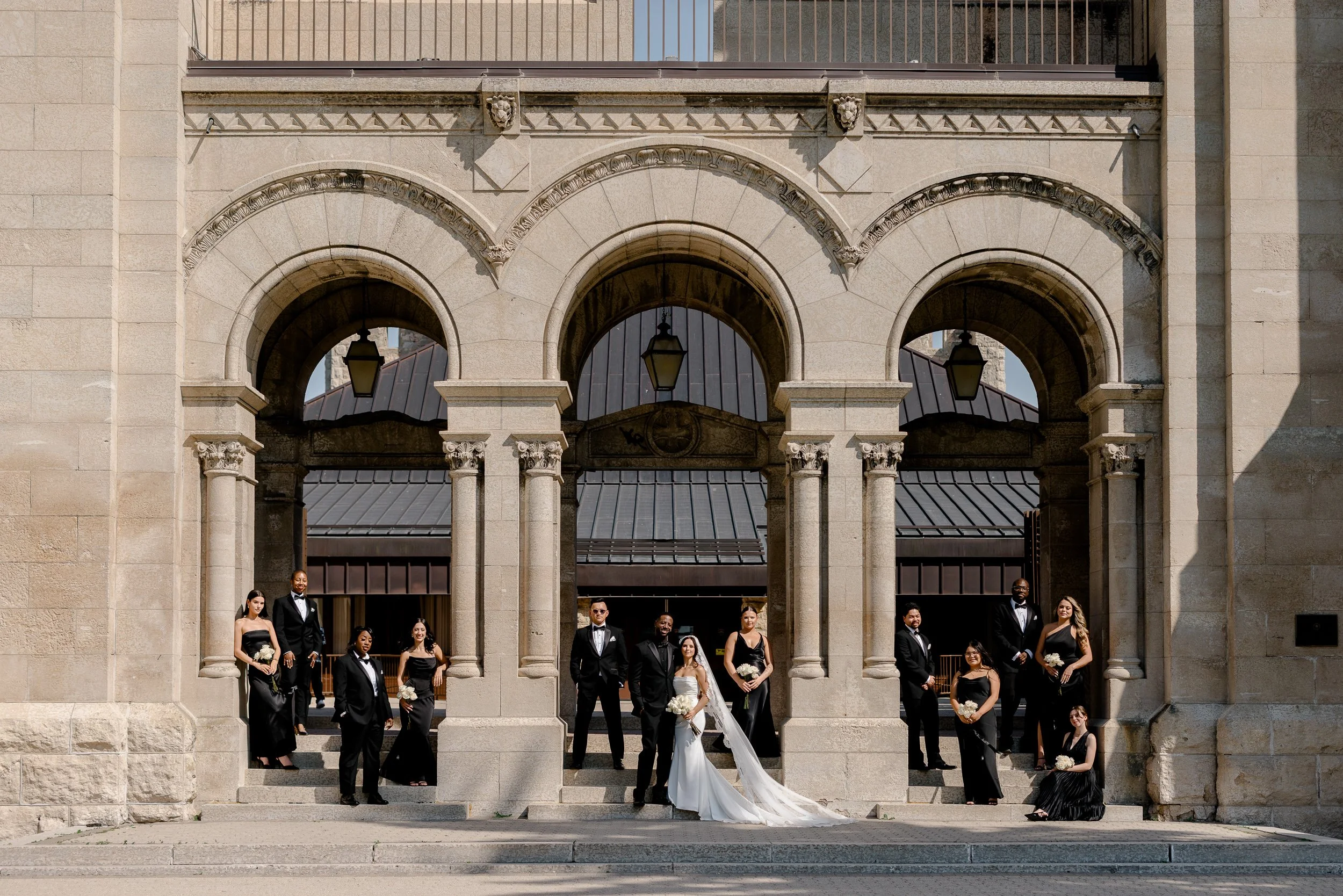 Wedding Party Editorial St Boniface Cathedral