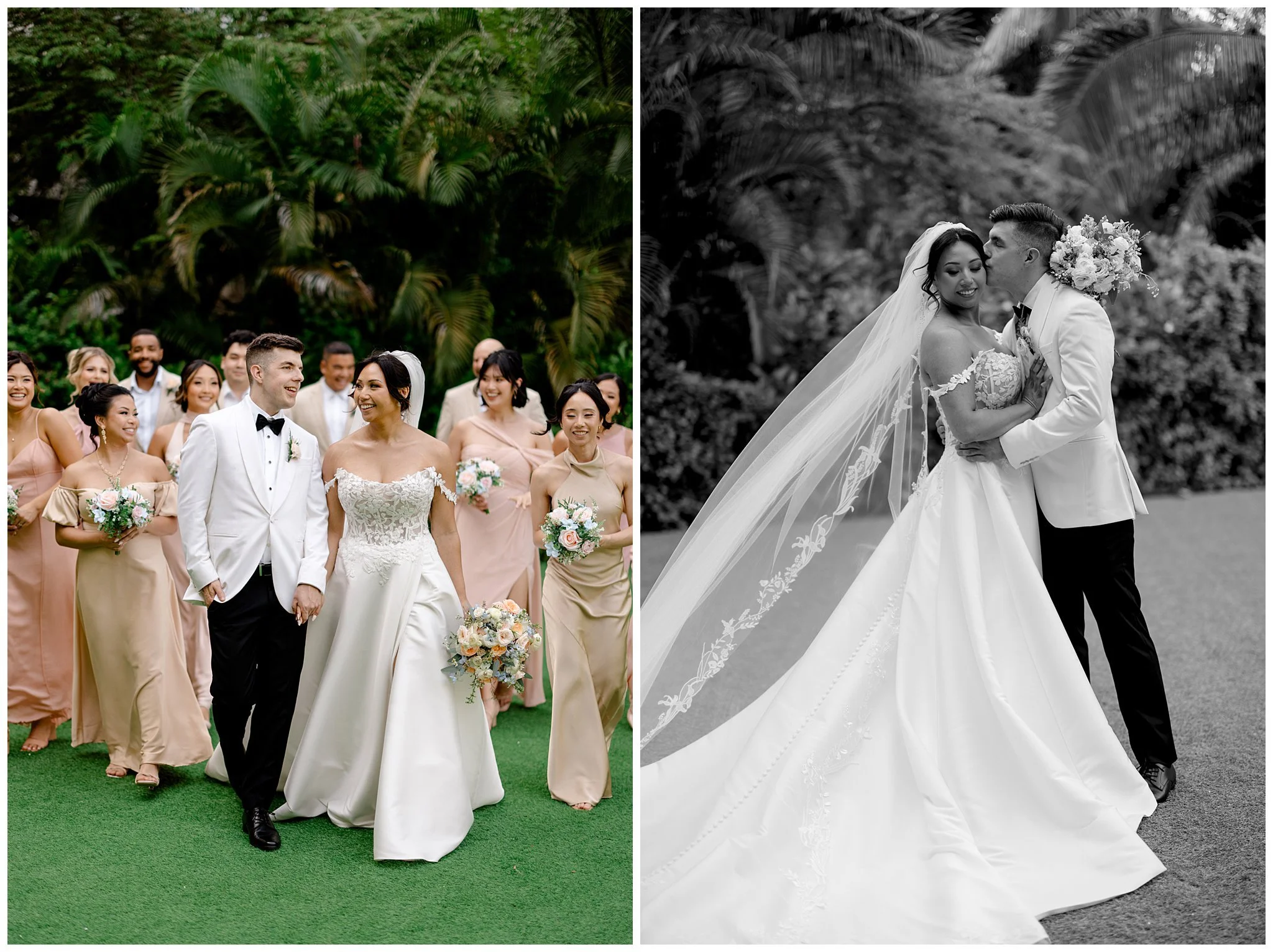 Wedding party photos at Dreams Bahia Mita Mexico