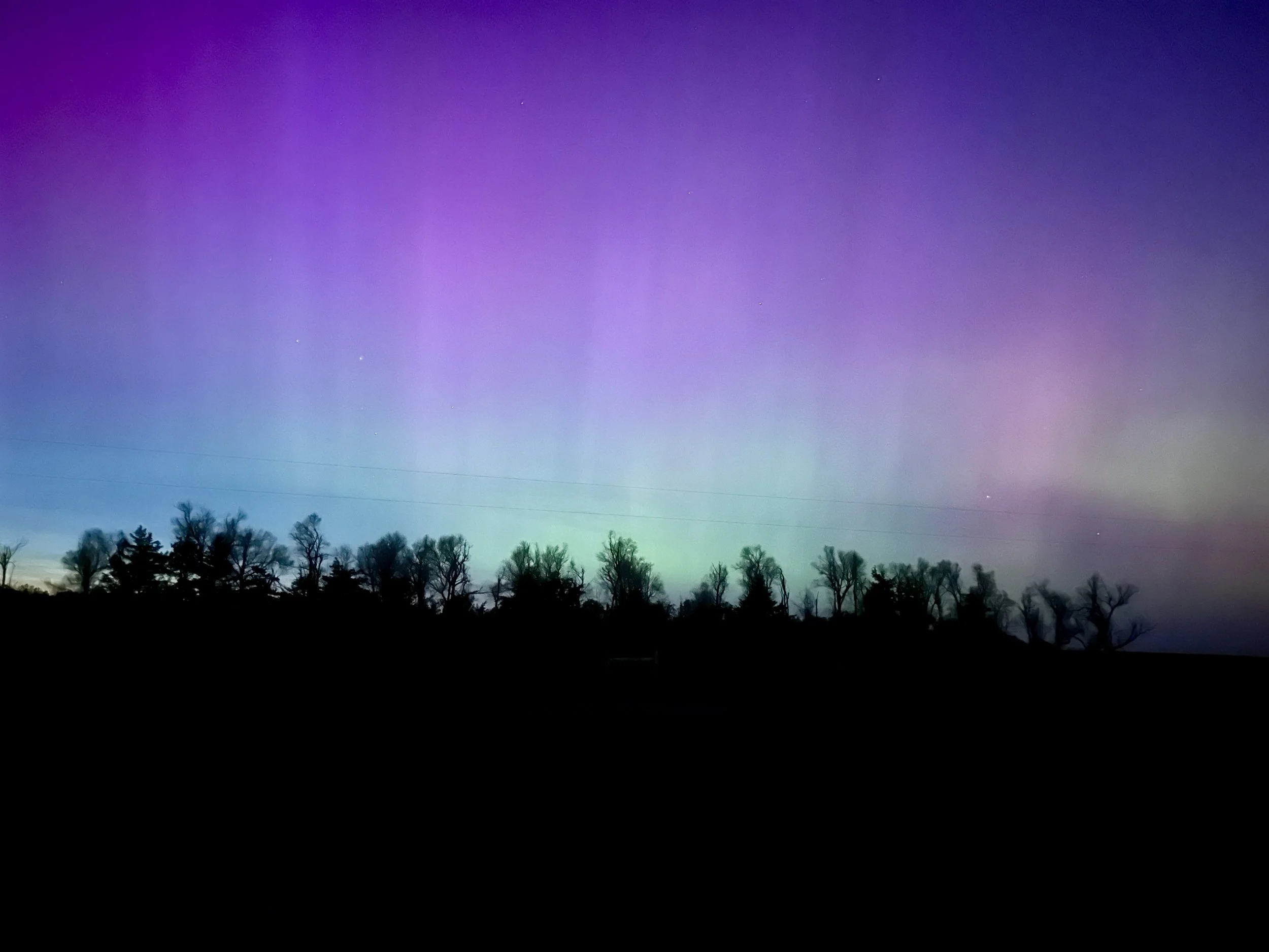 My one northern lights photo :)