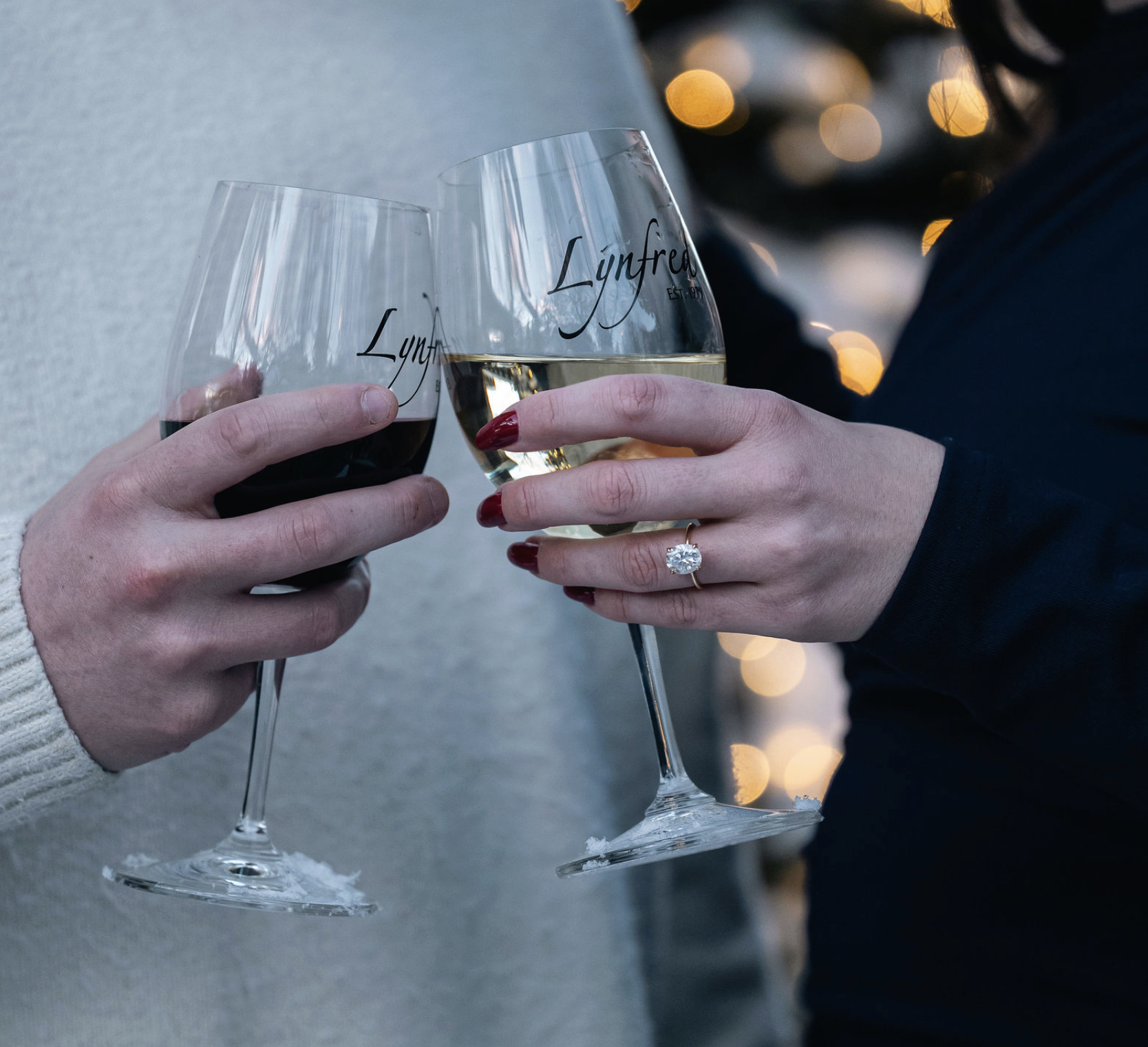 Engagement Shoot at Lynfred Winery