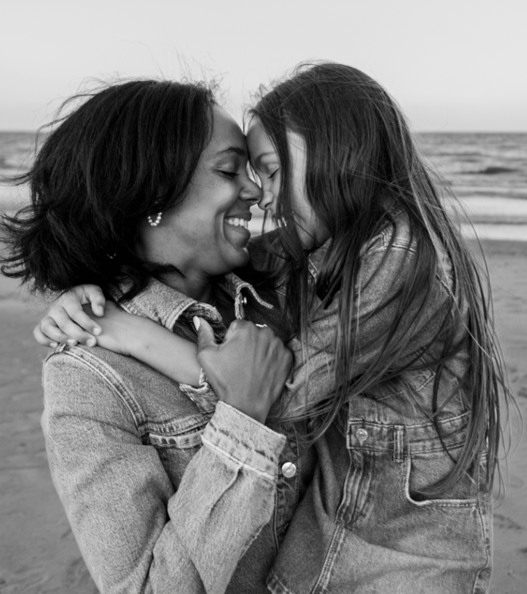 Sweet Mother Daughter Portrait Shoot