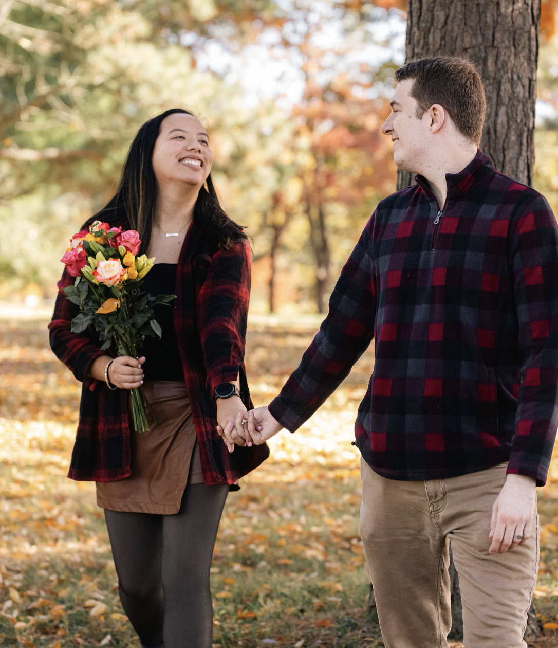 Surprise Engagement at Morton Arboretum