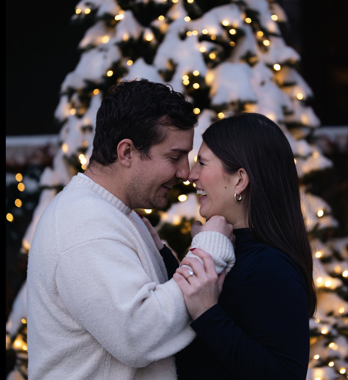 Magical Holiday Engagement Shoot