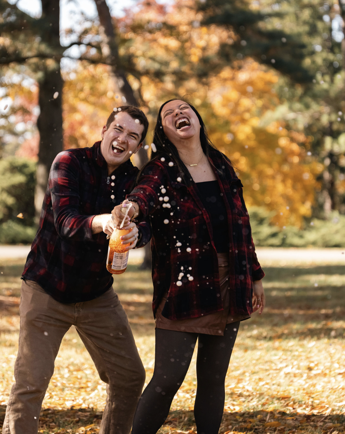 Engagement at Morton Arboretum