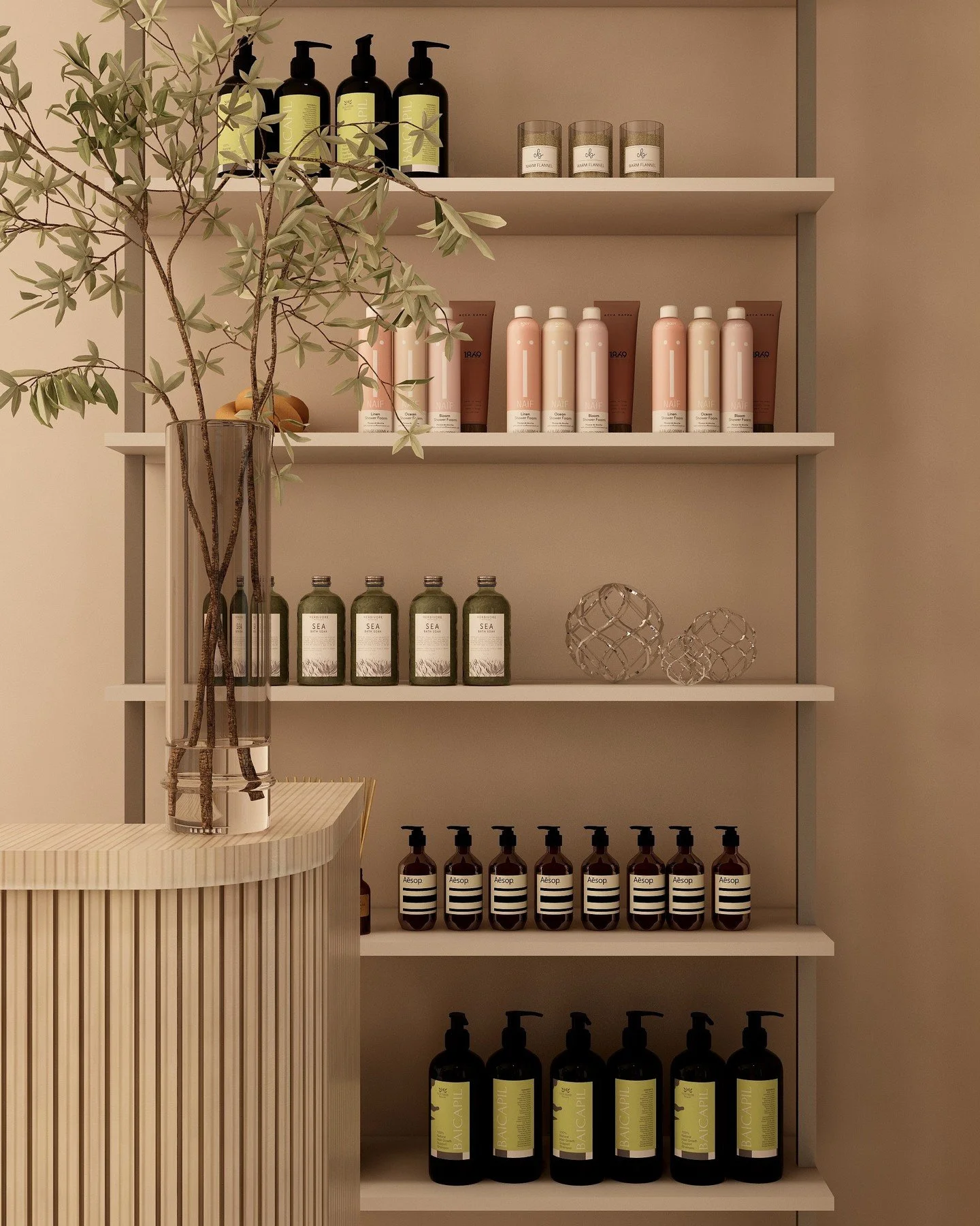 It&rsquo;s all in the details &mdash; and yes, I actually obsess over them. Renderings let you see every shelf, every product, and every texture before anything hits the room. My inner perfectionist approves.

Renderings by Oar Haus Interiors

#spade