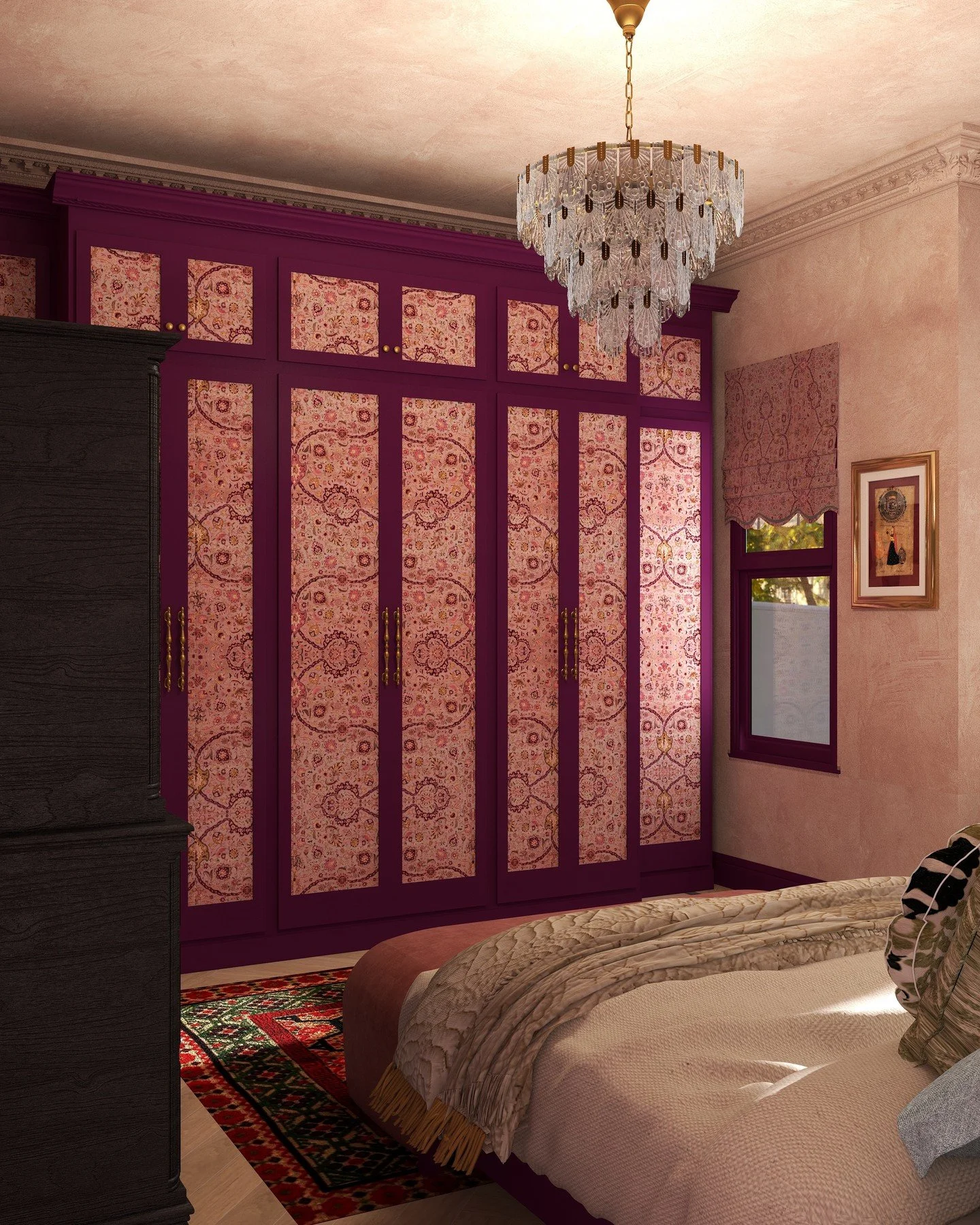 Sometimes it&rsquo;s all about the angle. Seeing this rendered from multiple perspectives helped the client feel confident about going bold &mdash; and me feel confident I didn&rsquo;t miss a single detail.

Interior Design by Zoe Willis
Renderings b