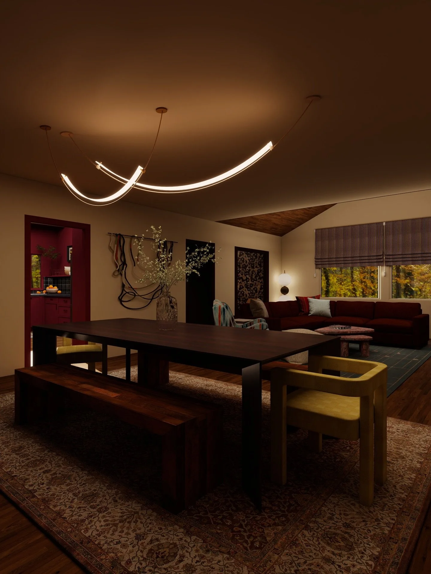 A few angles of this space coming to life through renderings! 

This is where everything starts to click. The lighting, the warmth, the way the materials and layout read together. These visuals take a designer&rsquo;s ideas and turn them into somethi
