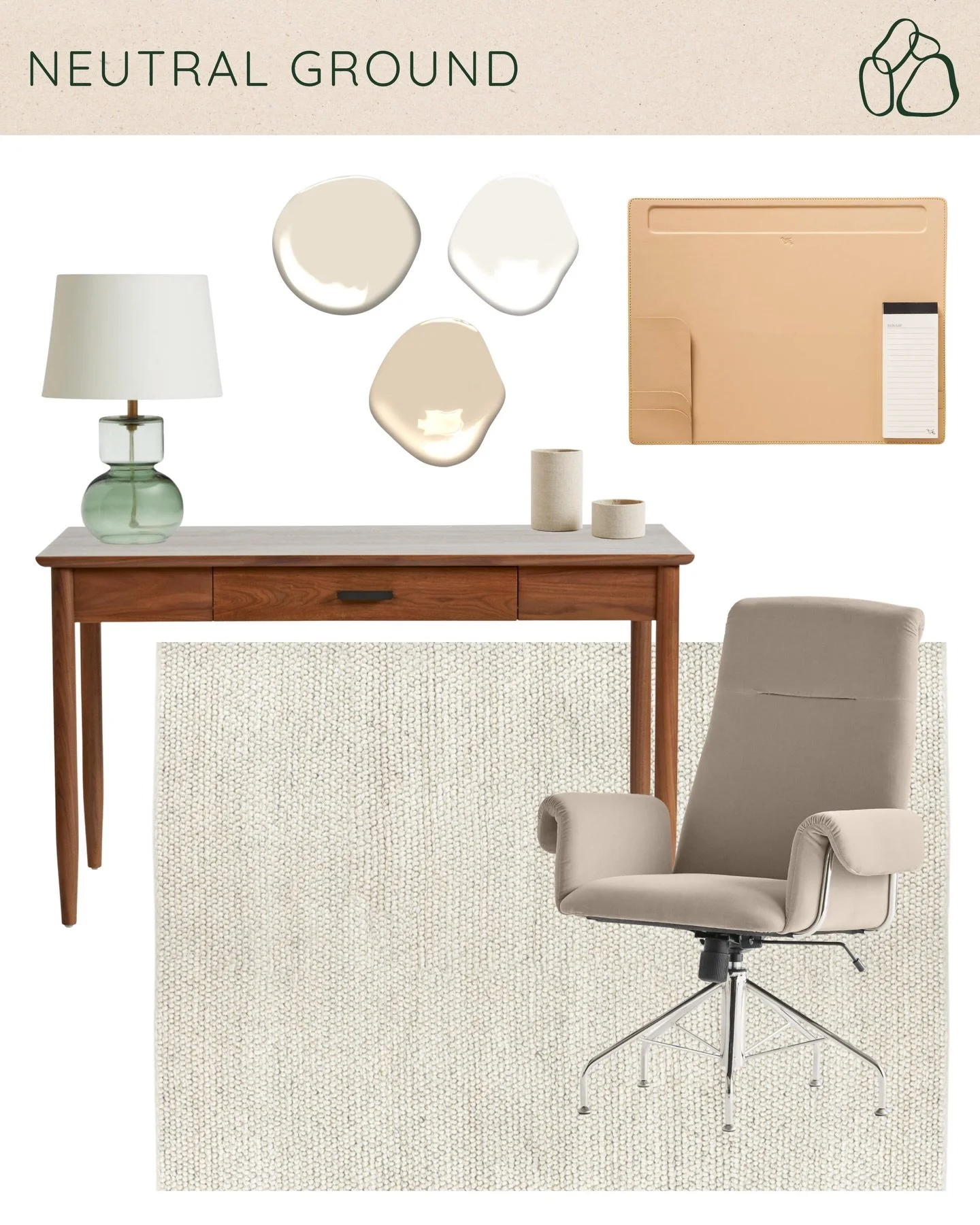 Mood board to rendering&hellip;

This is a more affordable way to give your client a visual without going all the way into a full photorealistic rendering. Meaning the floor plan, wall color and additional furnishing may not be your own. It&rsquo;s n