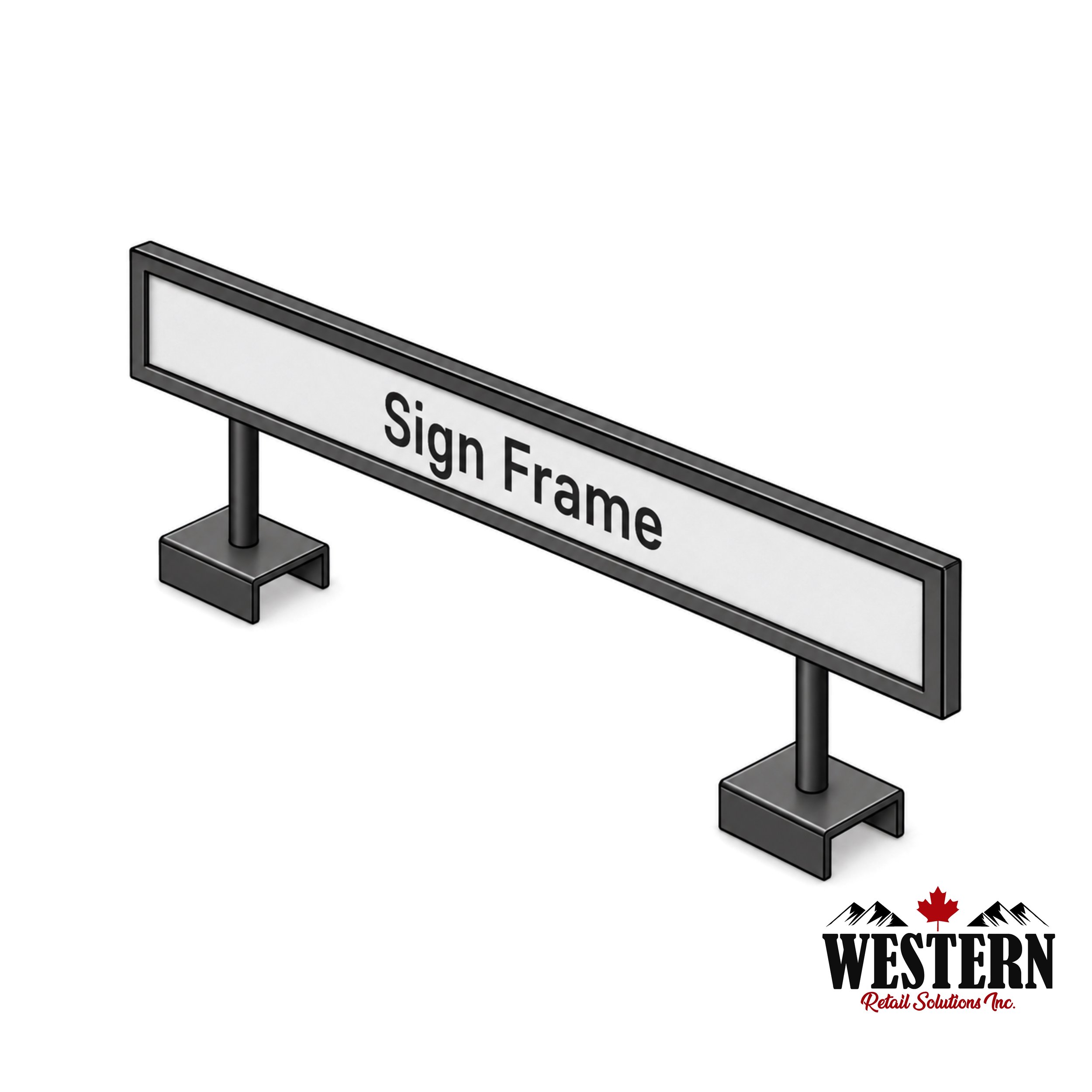 Gondola Mount Sign Frame