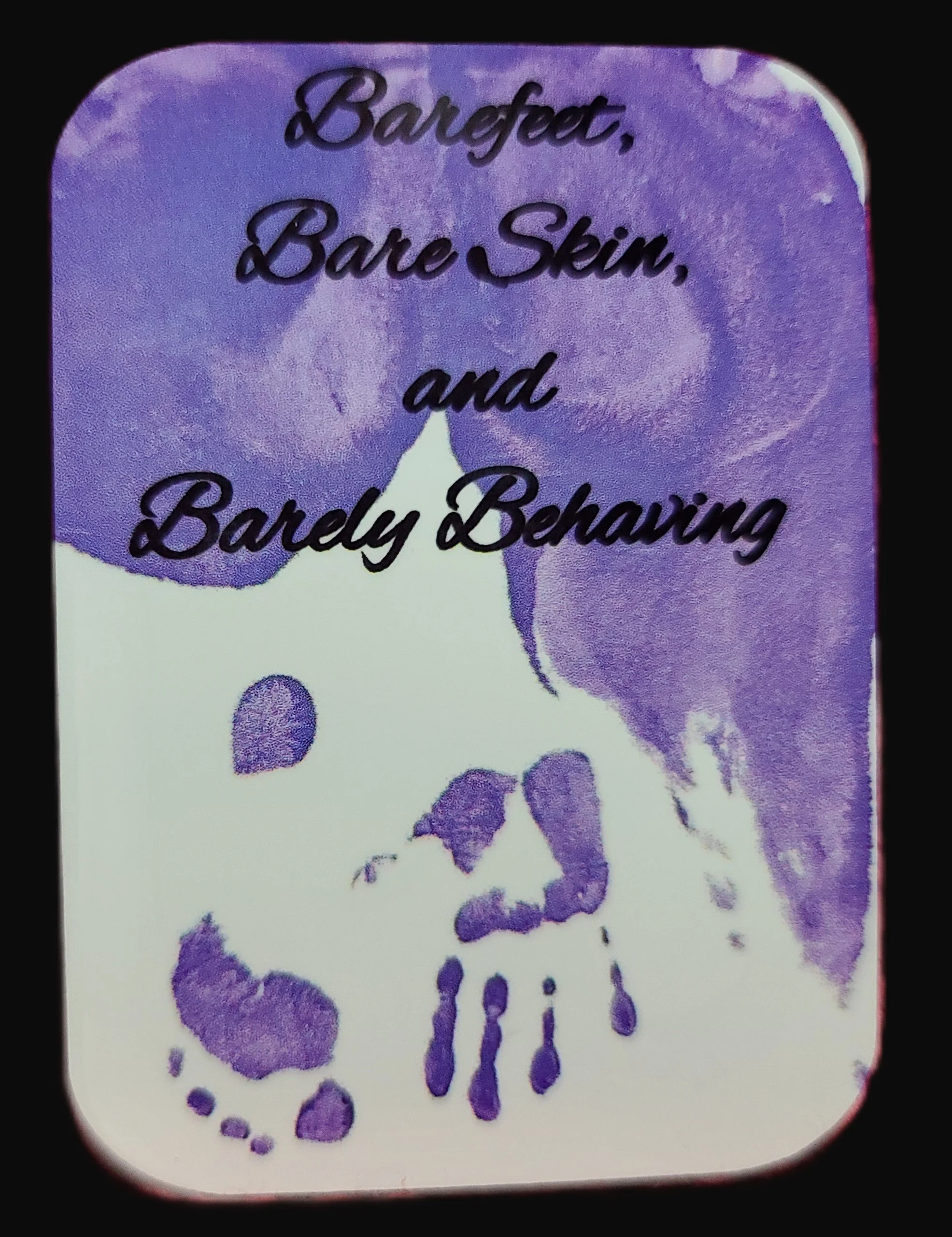 Bare Feet Bare Skin Barely Behaving Magnet