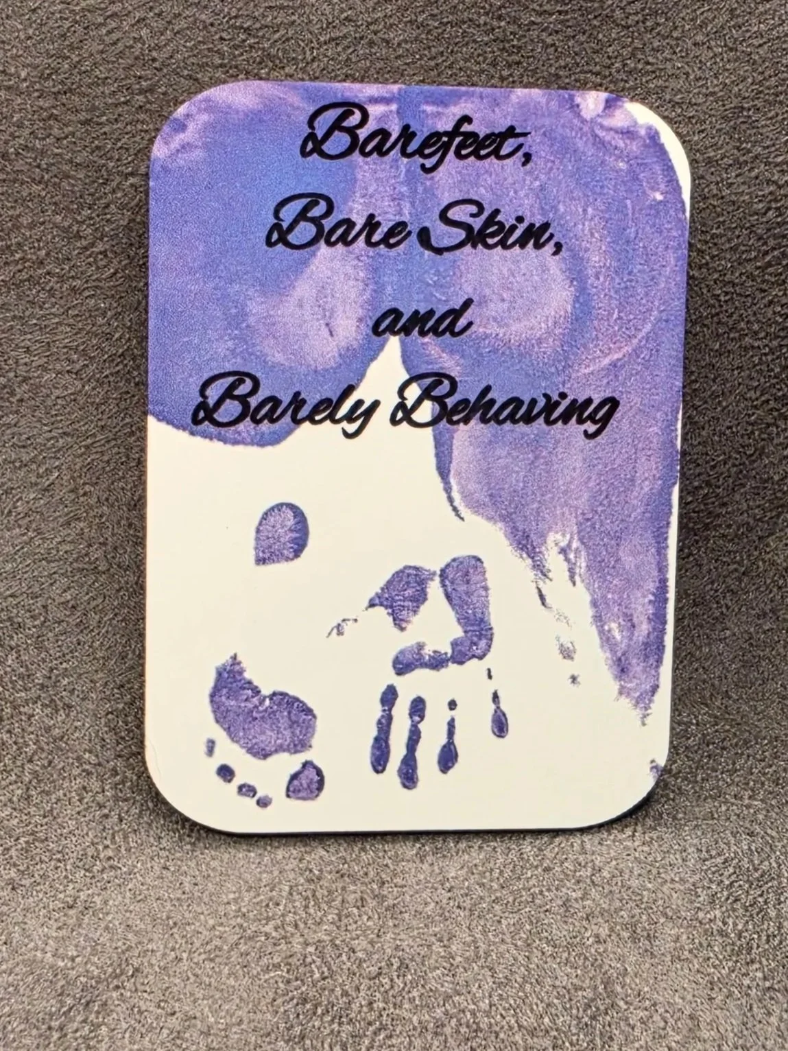 Bare Feet Bare Skin Barely Behaving Magnet